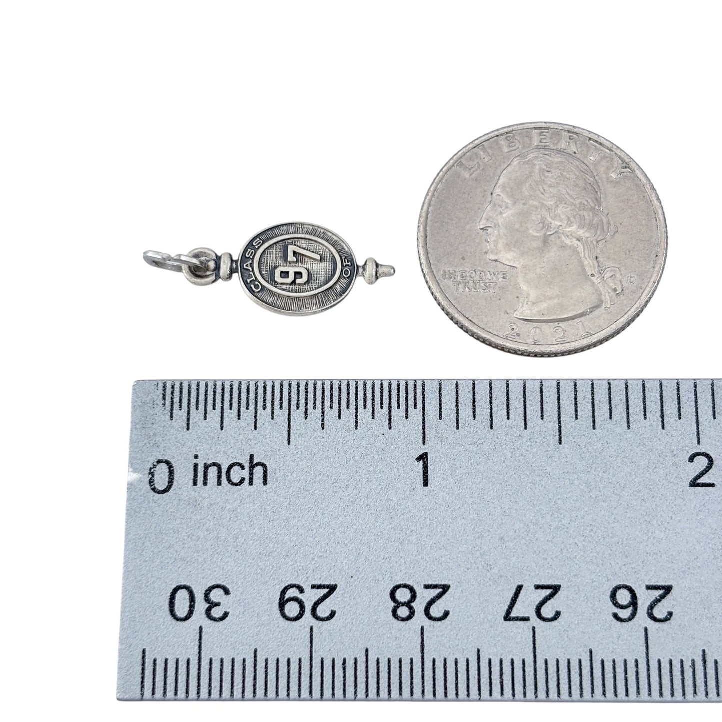 Vintage Sterling Silver 925 Class of 97 Pendant