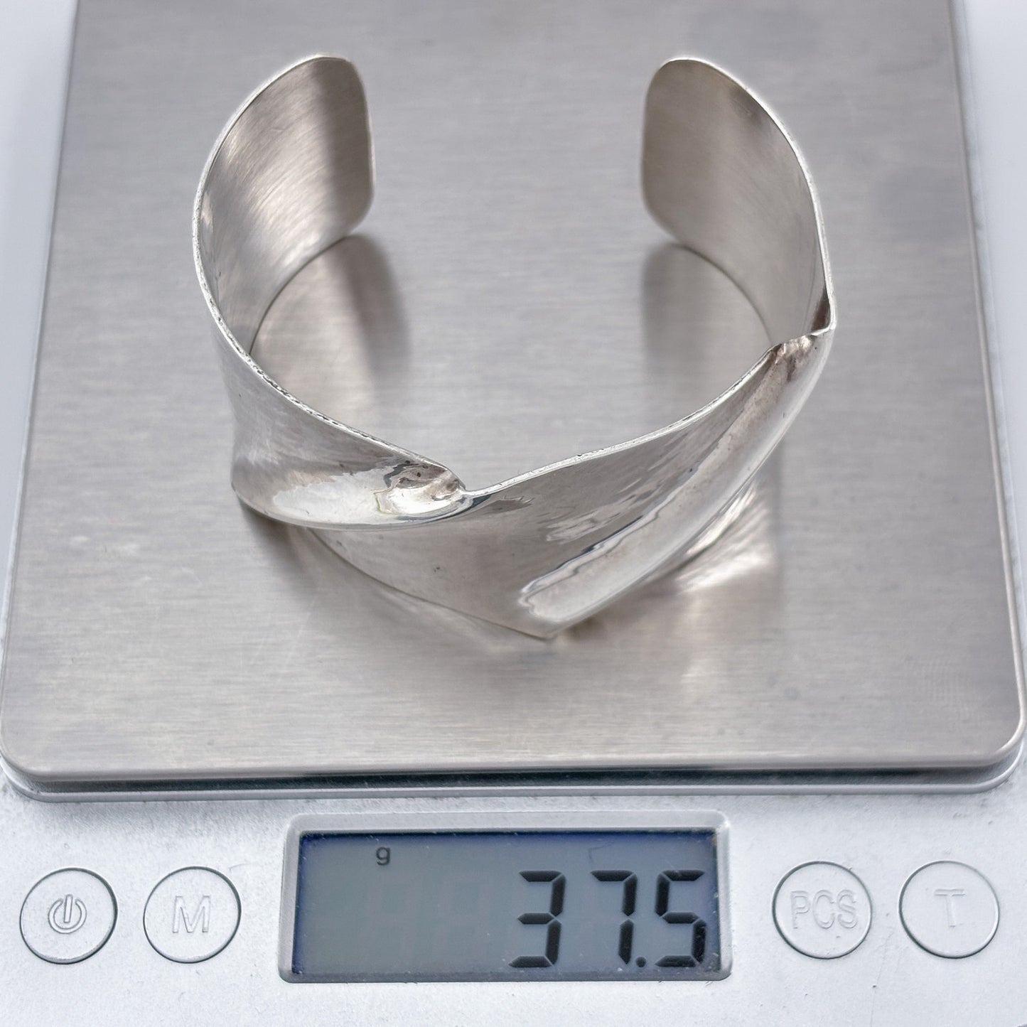 Vintage David Epstein Sterling Silver 925 Twisted Cuff Bracelet 6"