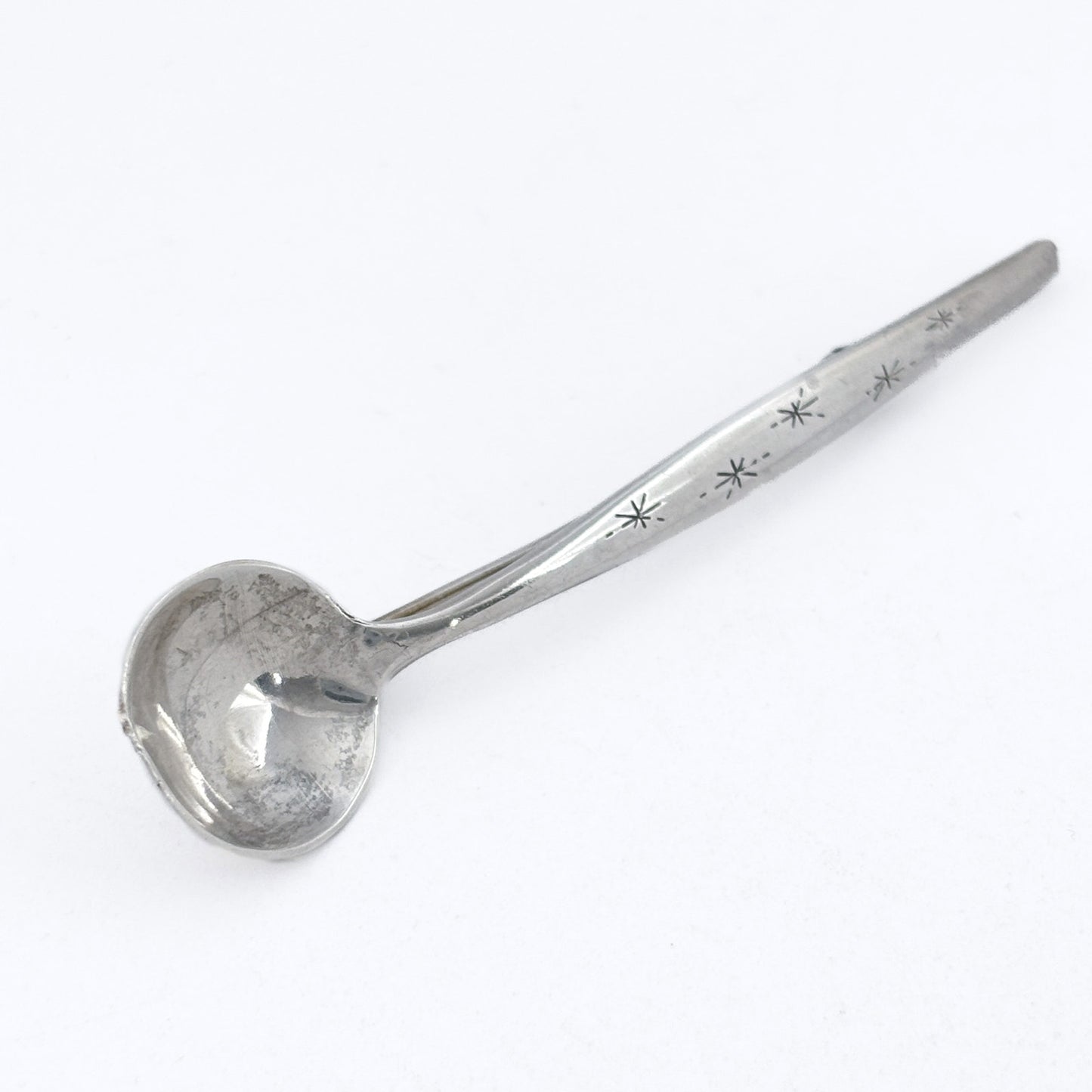 Vintage Sterling Silver 925 Spoon Star Brooch