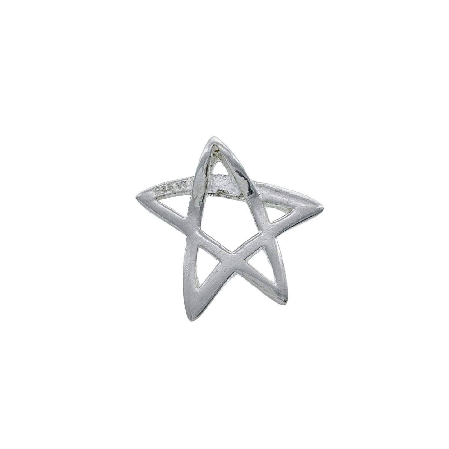 Vintage Sterling Silver 925 "Shine Like a Star" Pendant