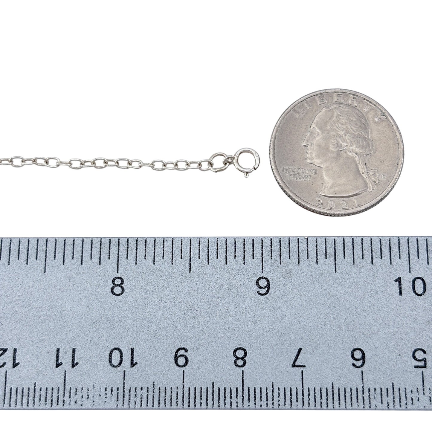 Vintage Sterling Silver 925 Bali-Style Anklet 9"