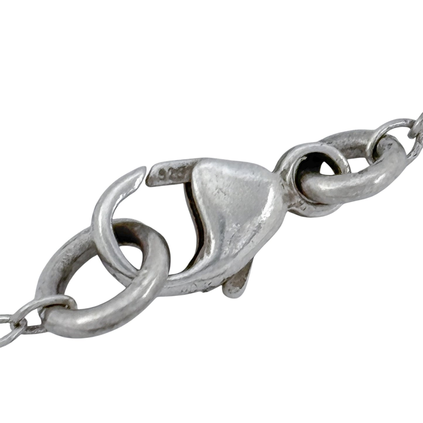 Vintage Sterling Silver 925 Cable Link Chain Necklace 17.5"-19.5"