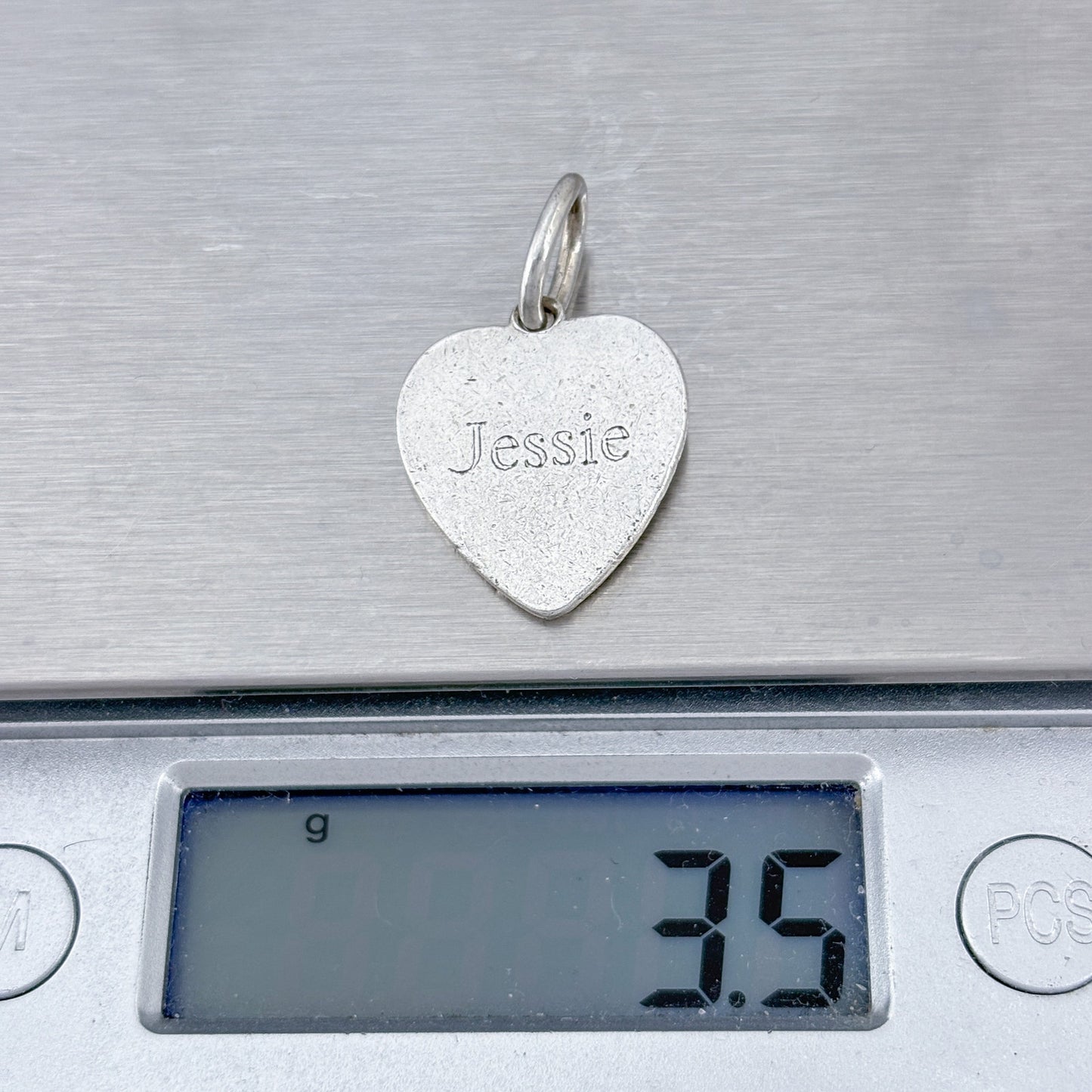 Vintage Tiffany & Co Sterling Silver 925 Jessie Heart Pendant