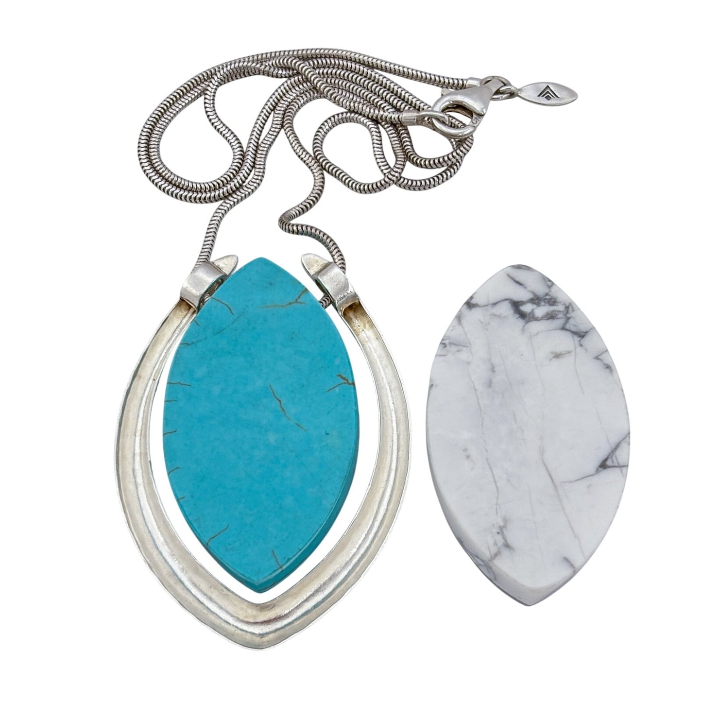 Silpada Retired Sterling Silver 925 "Change Your Ways' Necklace 20" N3027