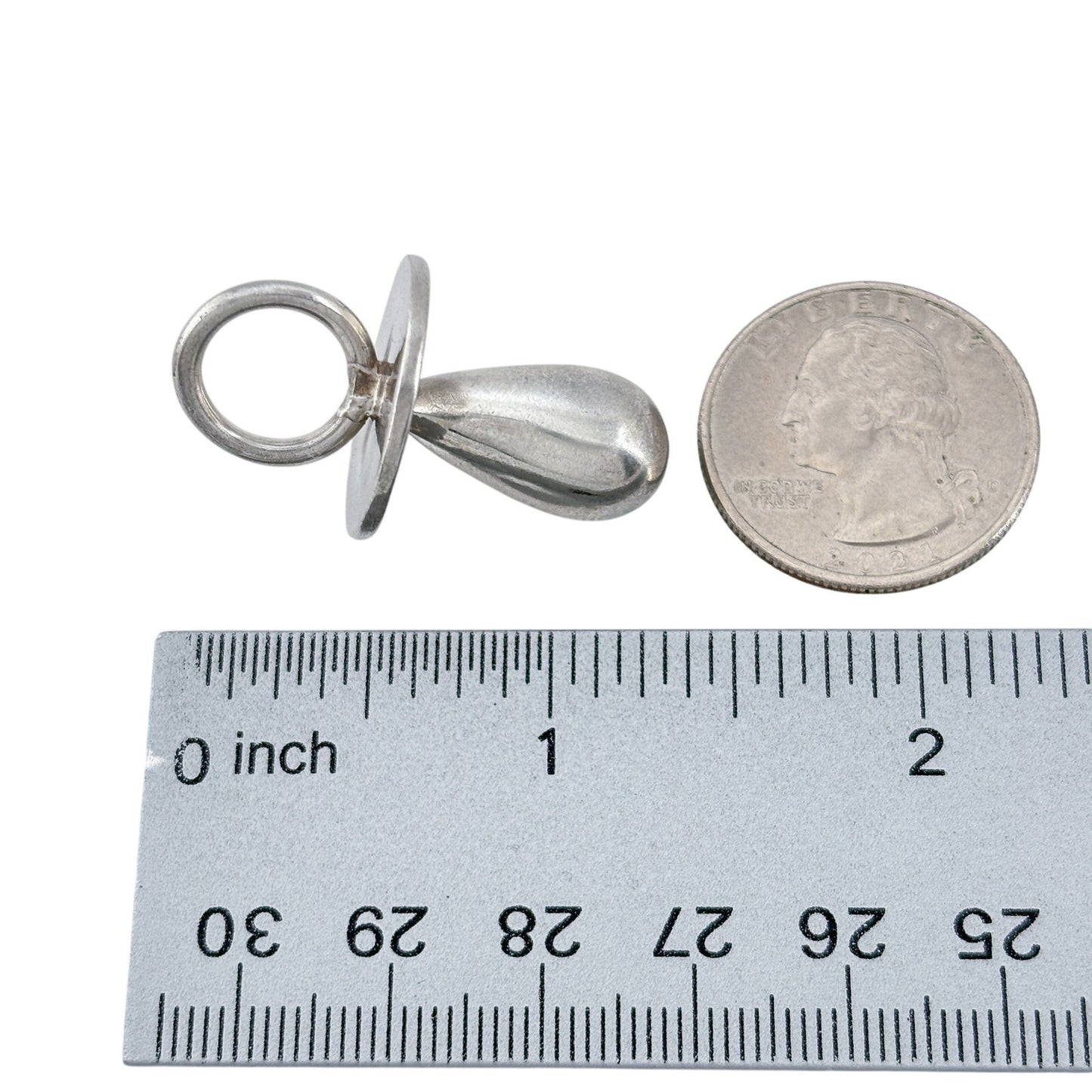 Vintage Sterling Silver 925 Pacifier Charm