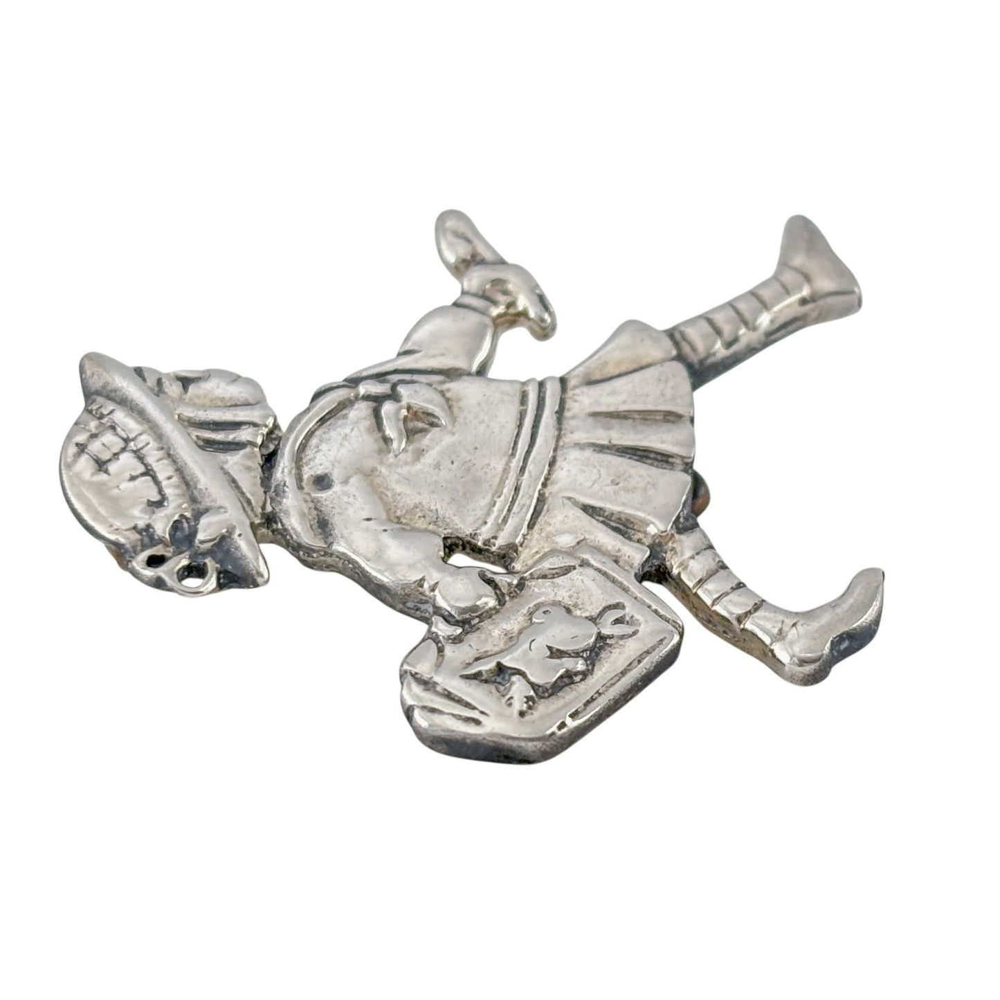 Vintage Mary Engelbreit Sterling Silver 925 Little Girl Brooch