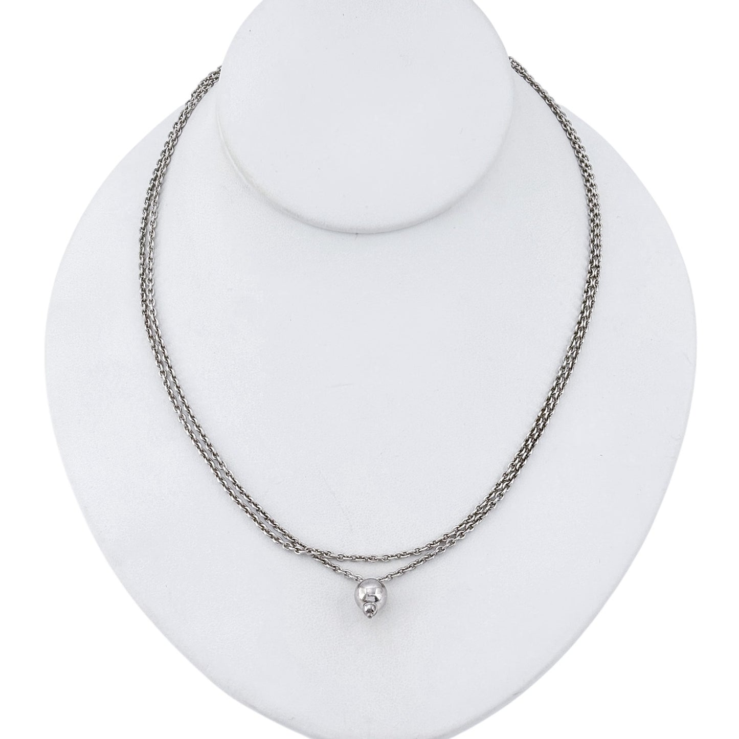 Vintage Sterling Silver 925 Ball Chain Necklace Up to 36"