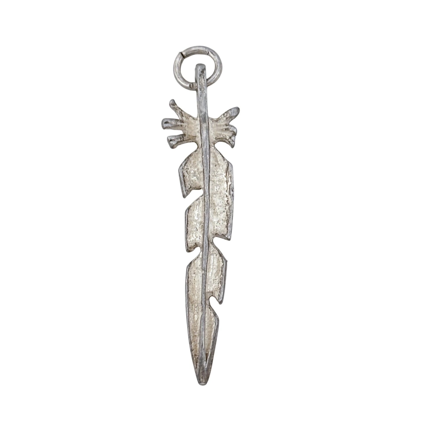 Vintage Sterling Silver 925 Feather Charm