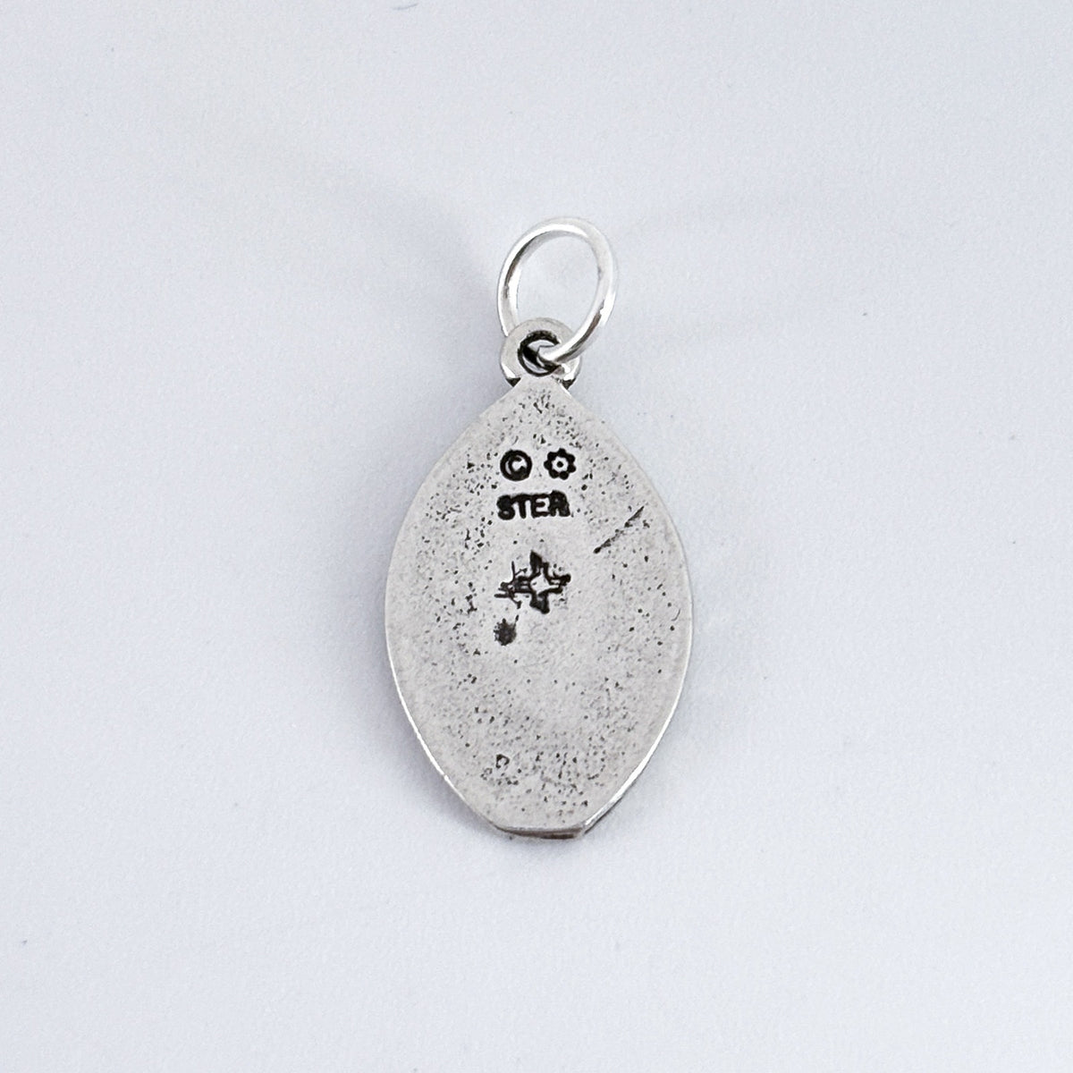 Vintage Sterling Silver 925 Religious Ichthys Fish Charm Pendant