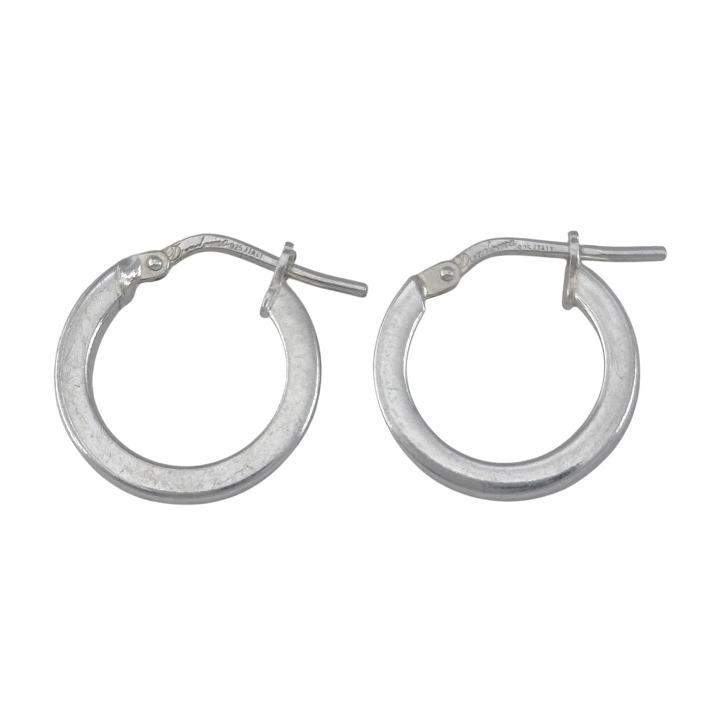 Vintage Sterling Silver 925 Hoop Earrings