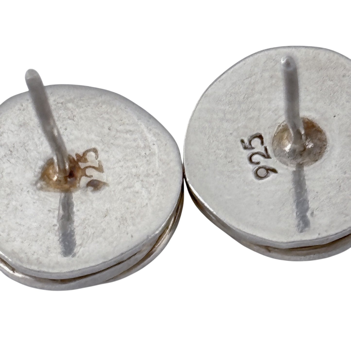 Vintage Sterling Silver 925 Swirl Stud Earrings