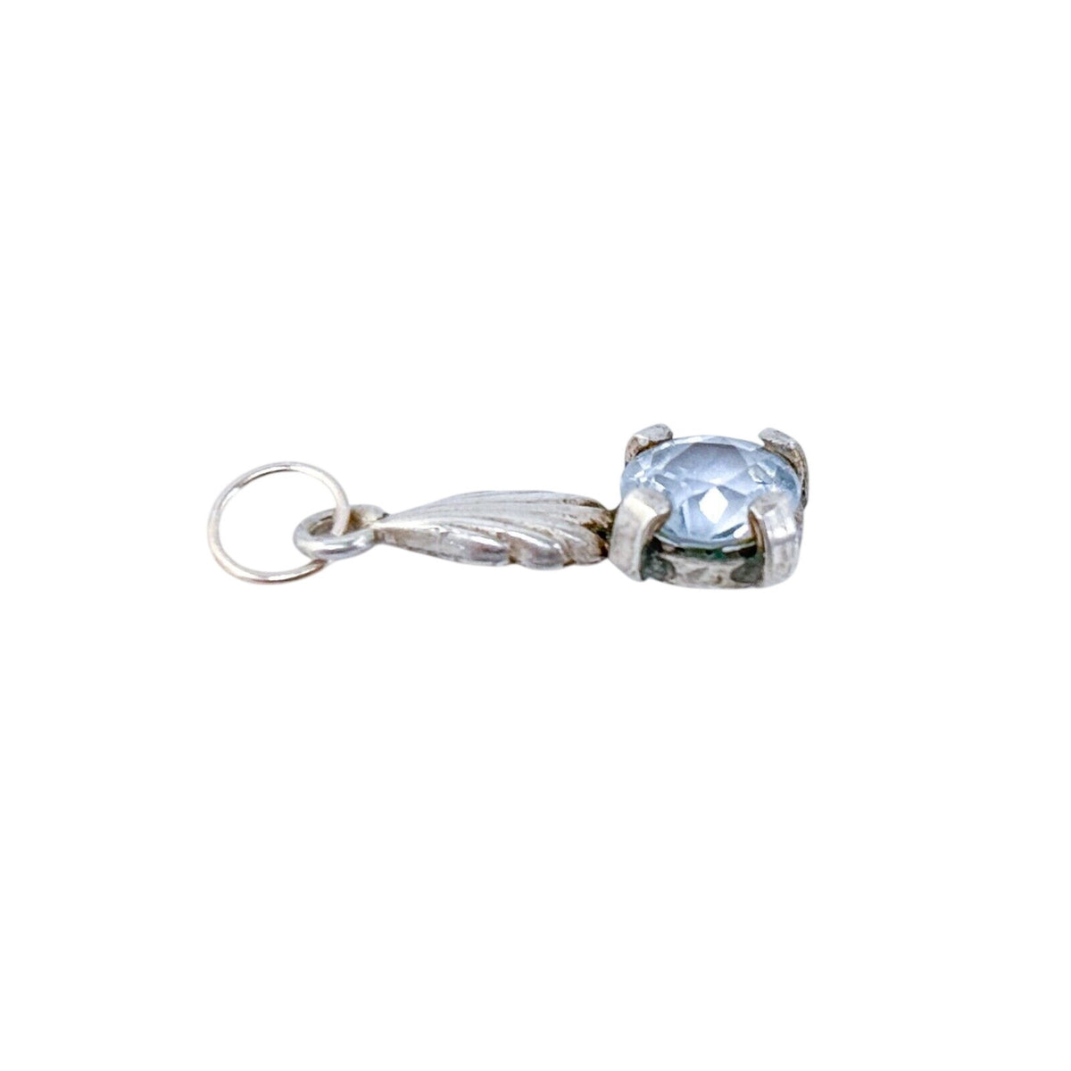 Vintage Sterling Silver 925 Topaz Dangle Pendant