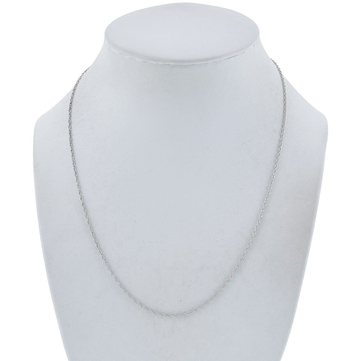 Vintage Sterling Silver 925 Rope Chain Necklace 18"