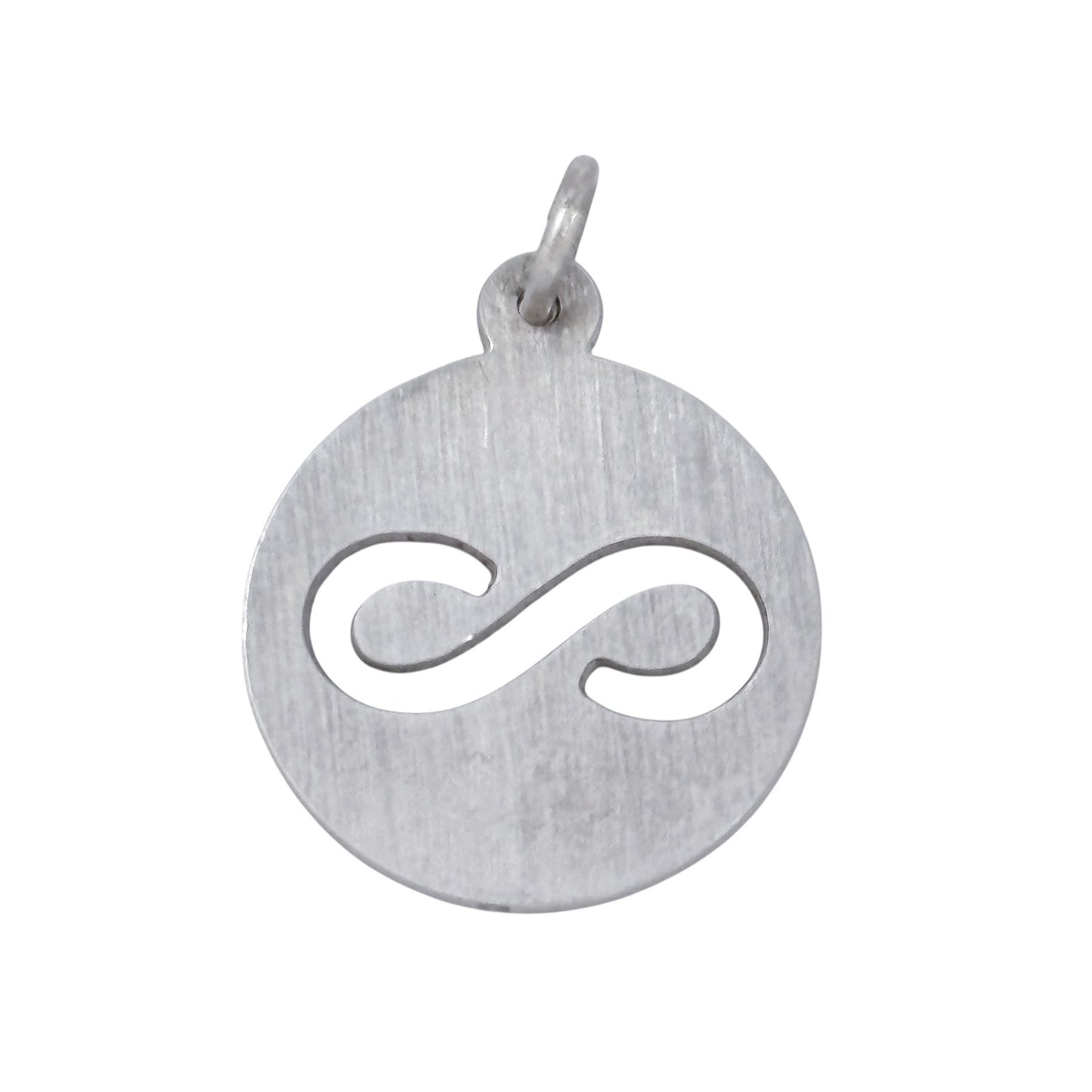 Vintage Sterling Silver 925 Infinity Disc Charm