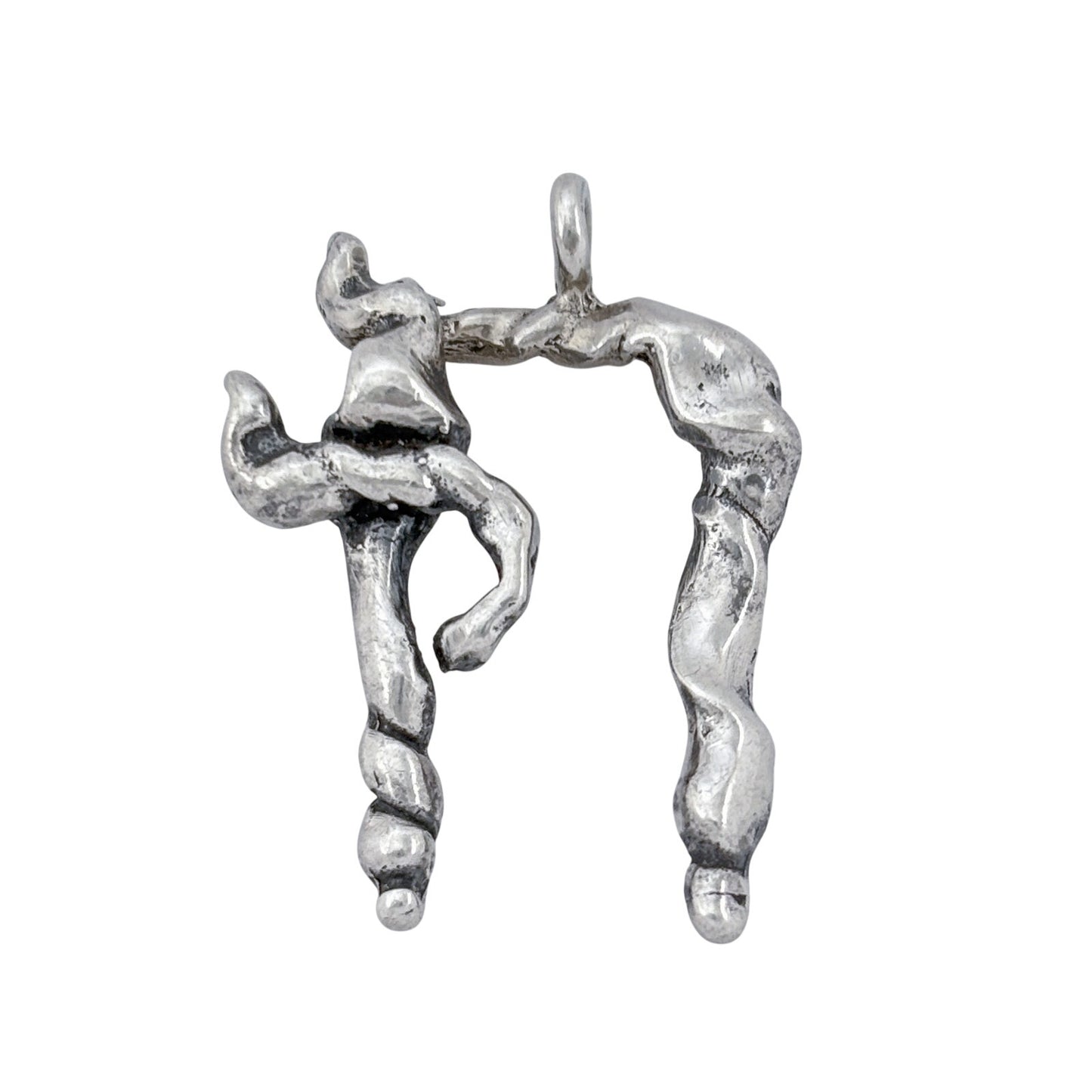 Vintage Sterling Silver 925 Judaica Heth Pendant