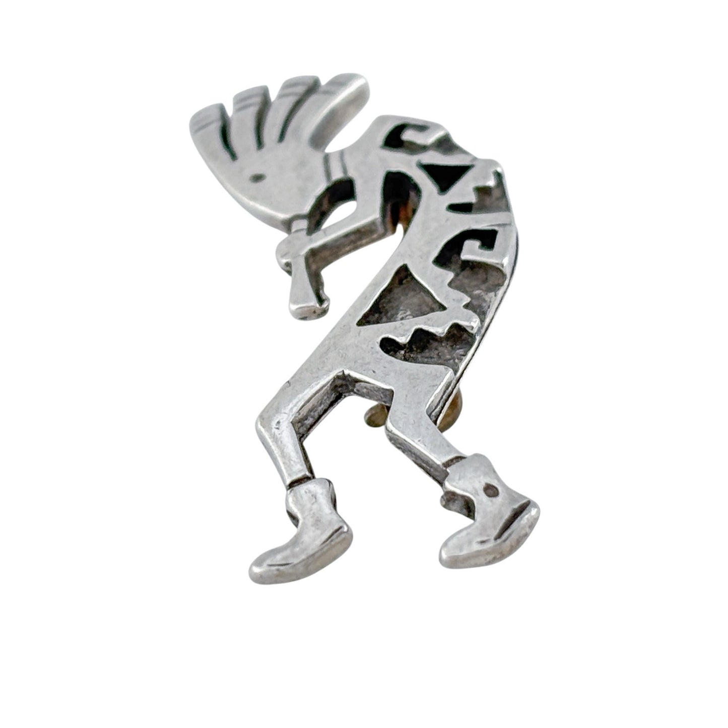 Vintage Sterling Silver 925 Kokopelli Brooch