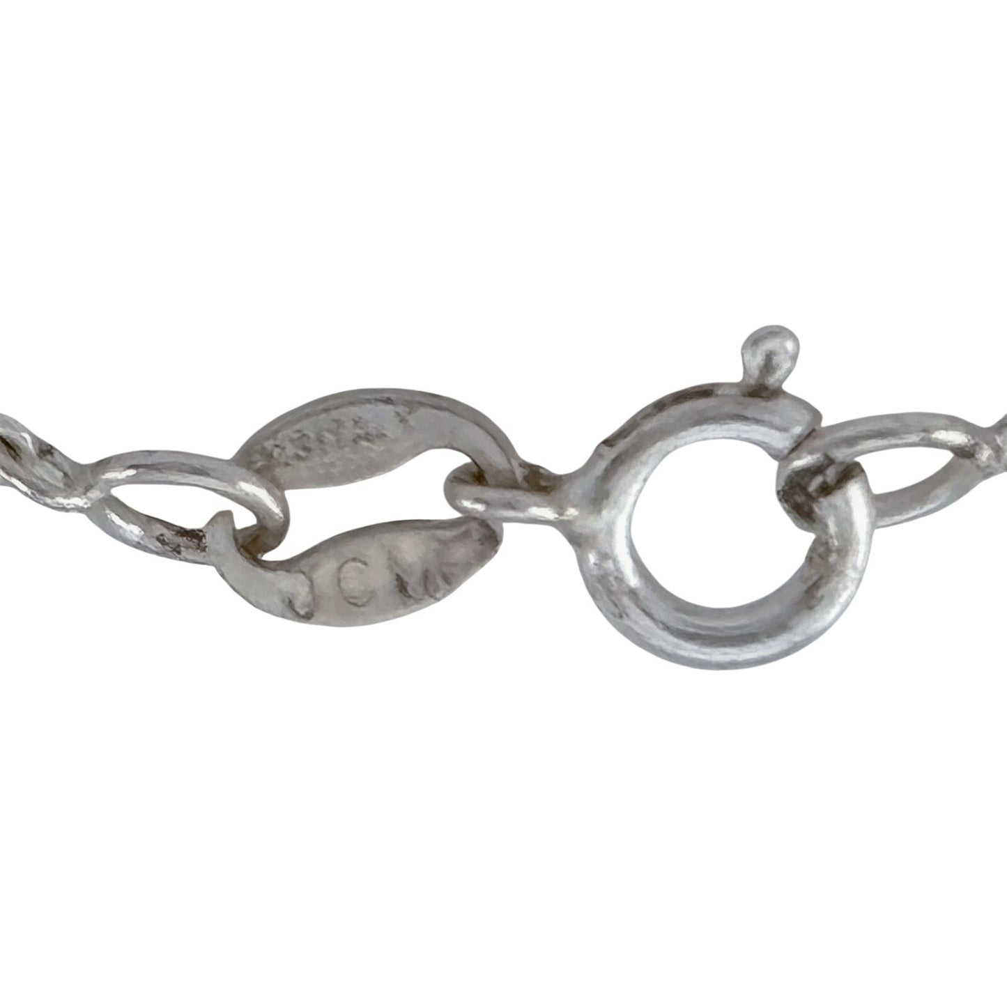 Vintage Italian Sterling Silver 925 Beaded Anklet 10"