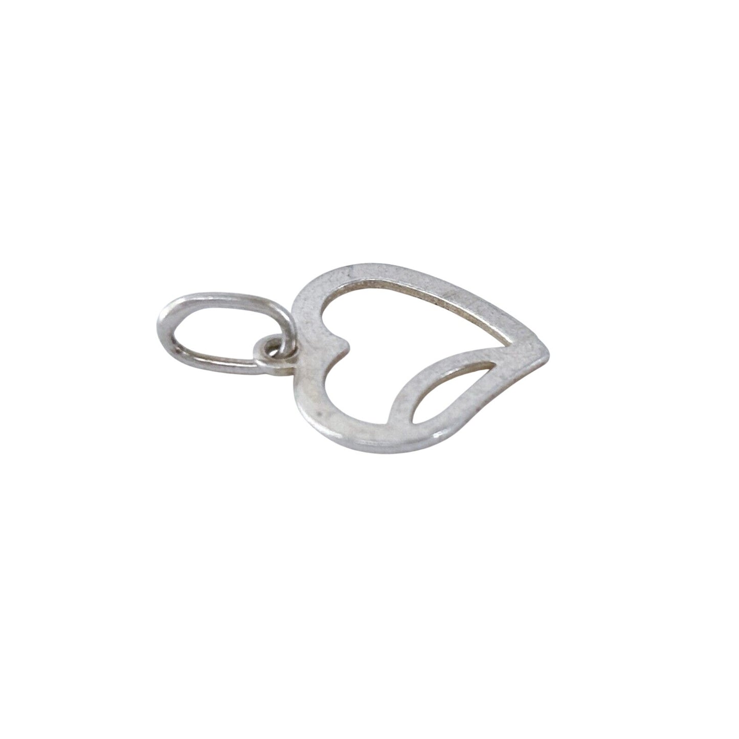 Vintage Sterling Silver 925 Openwork Heart Pendant