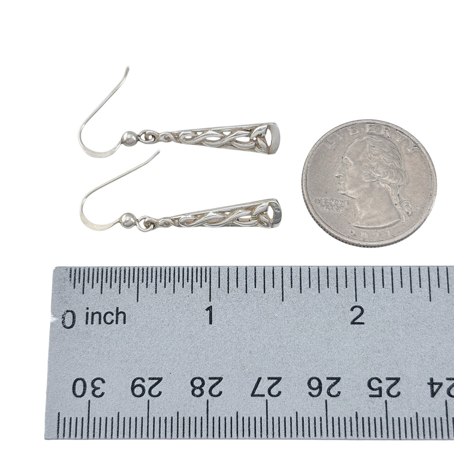 Vintage Sterling Silver 925 Celtic Knot Earrings