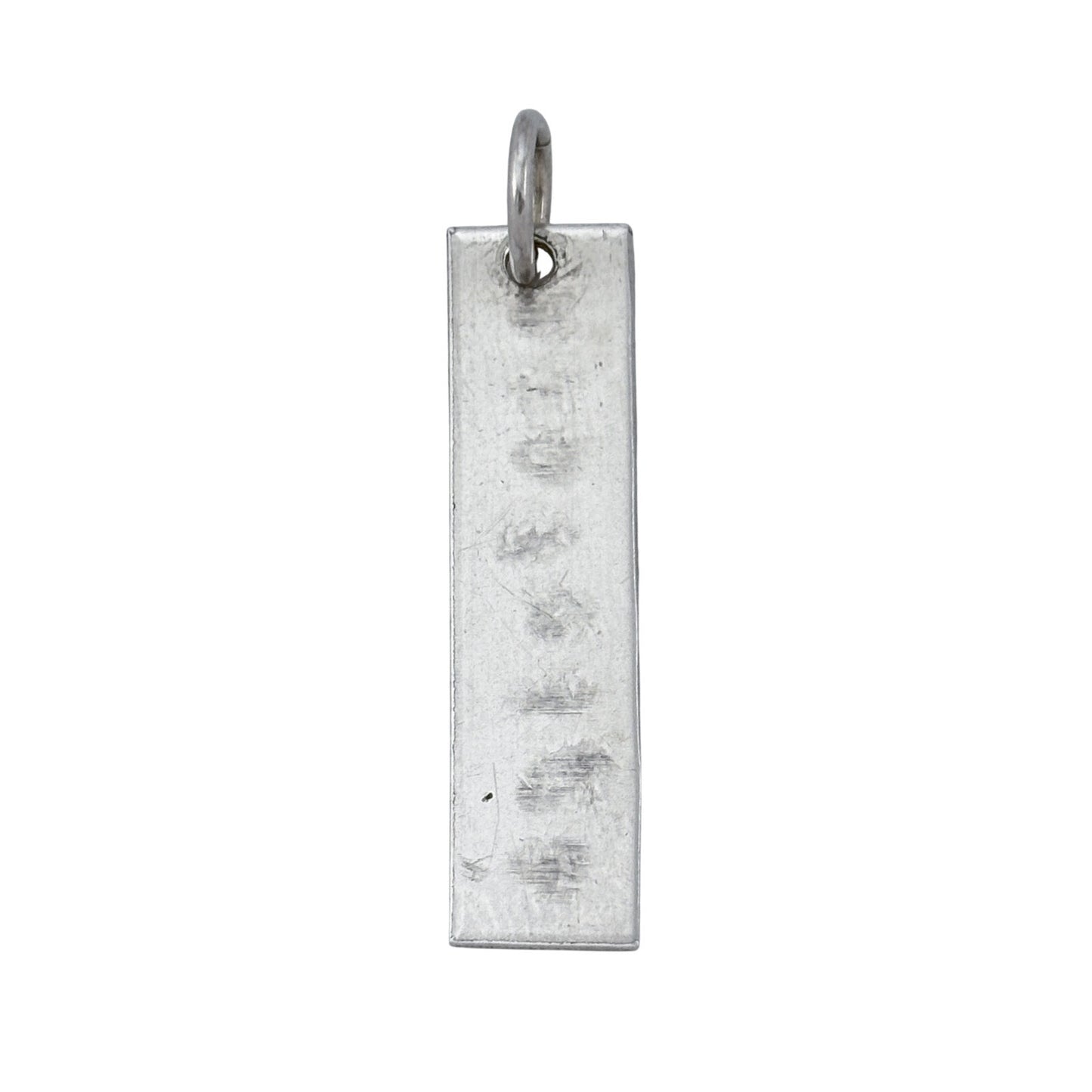 Vintage Sterling Silver 925 Ashleigh Name Bar Charm
