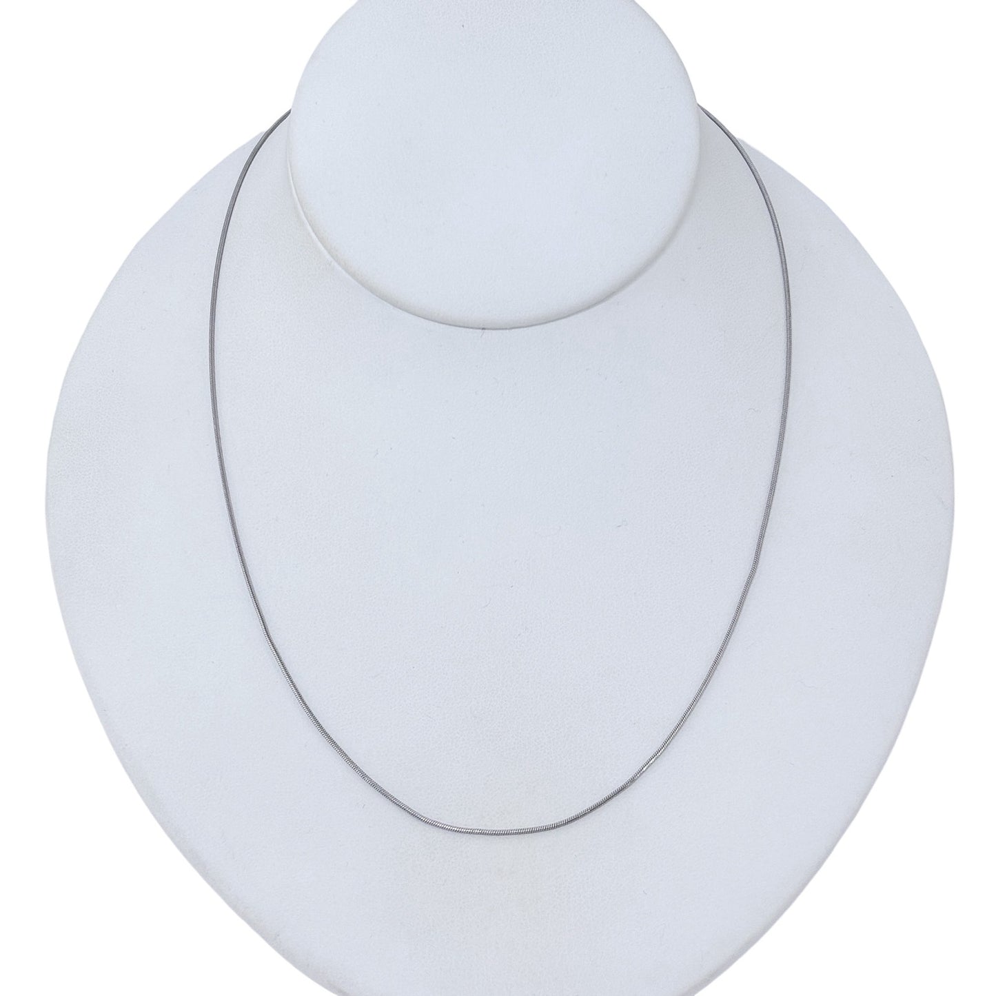 Vintage Italian Sterling Silver 925 Snake Chain Necklace 18"