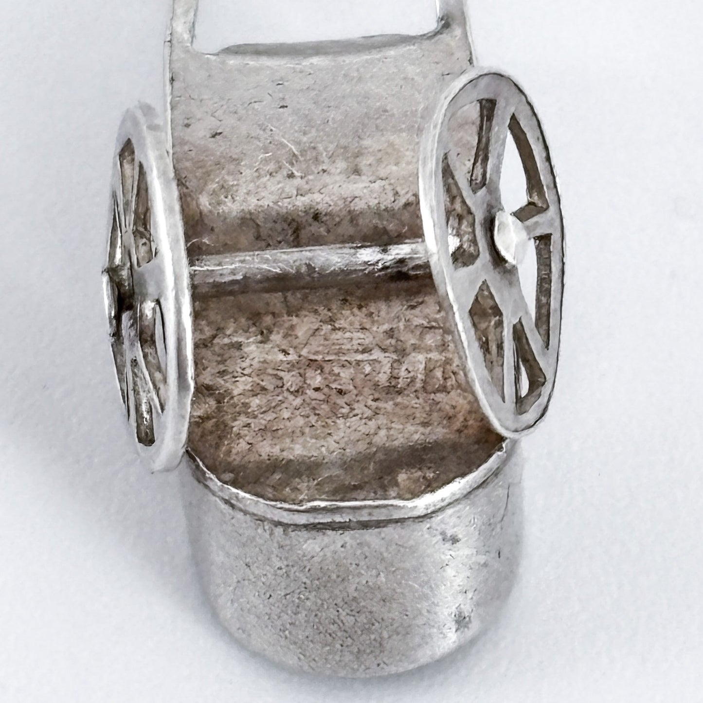 Vintage Mexico Sterling Silver 925 Rickshaw Charm Pendant