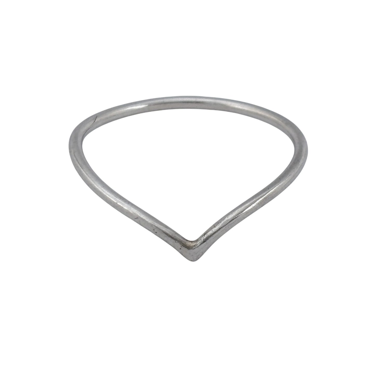 Vintage Sterling Silver 925 Stacking Chevron V Ring Size 8