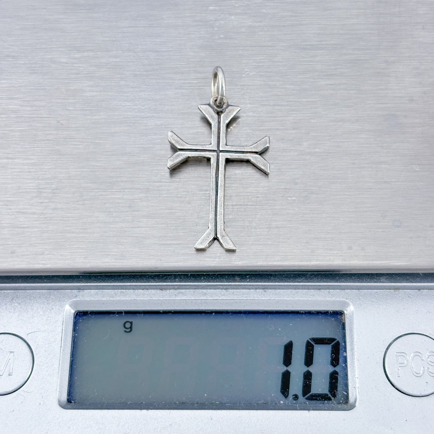 Vintage Sterling Silver 925 Cross Pendant