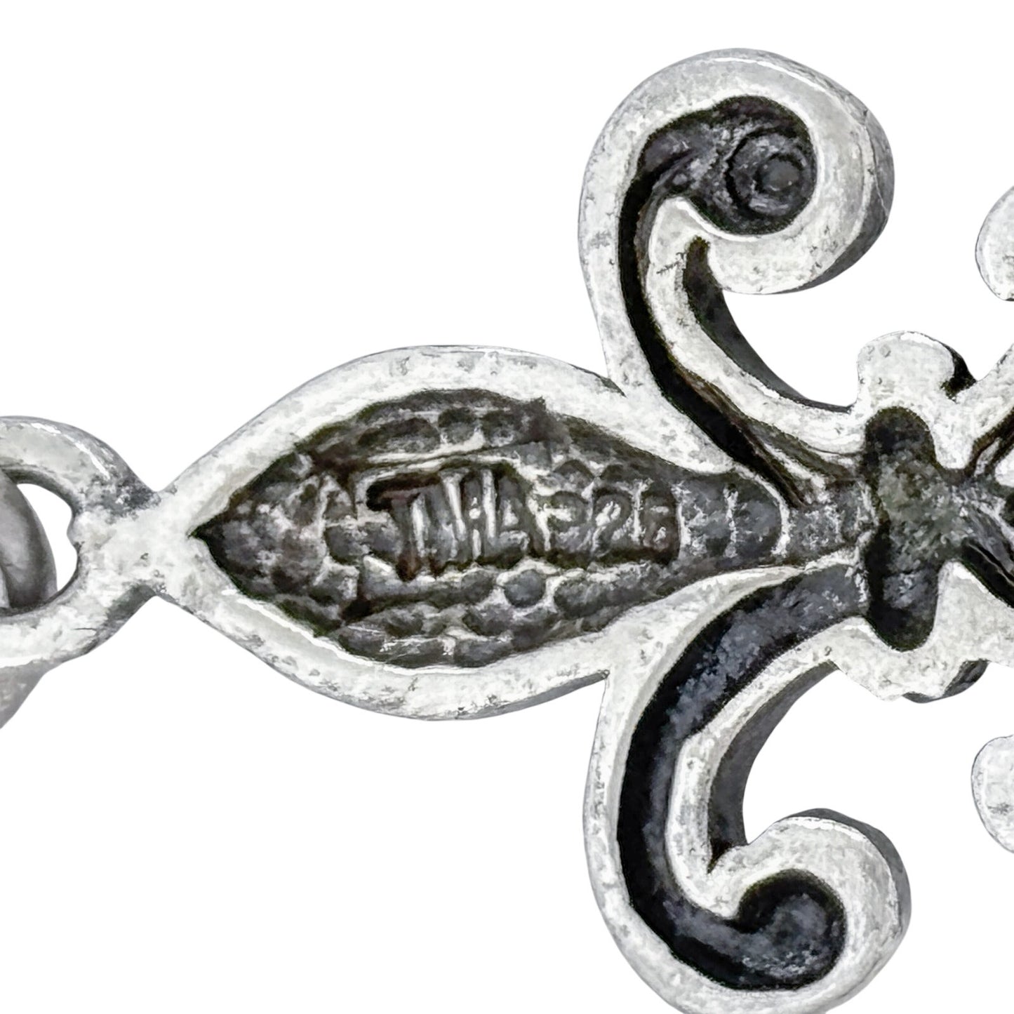 Vintage Sterling Silver 925 Fleur de Lis Pendant