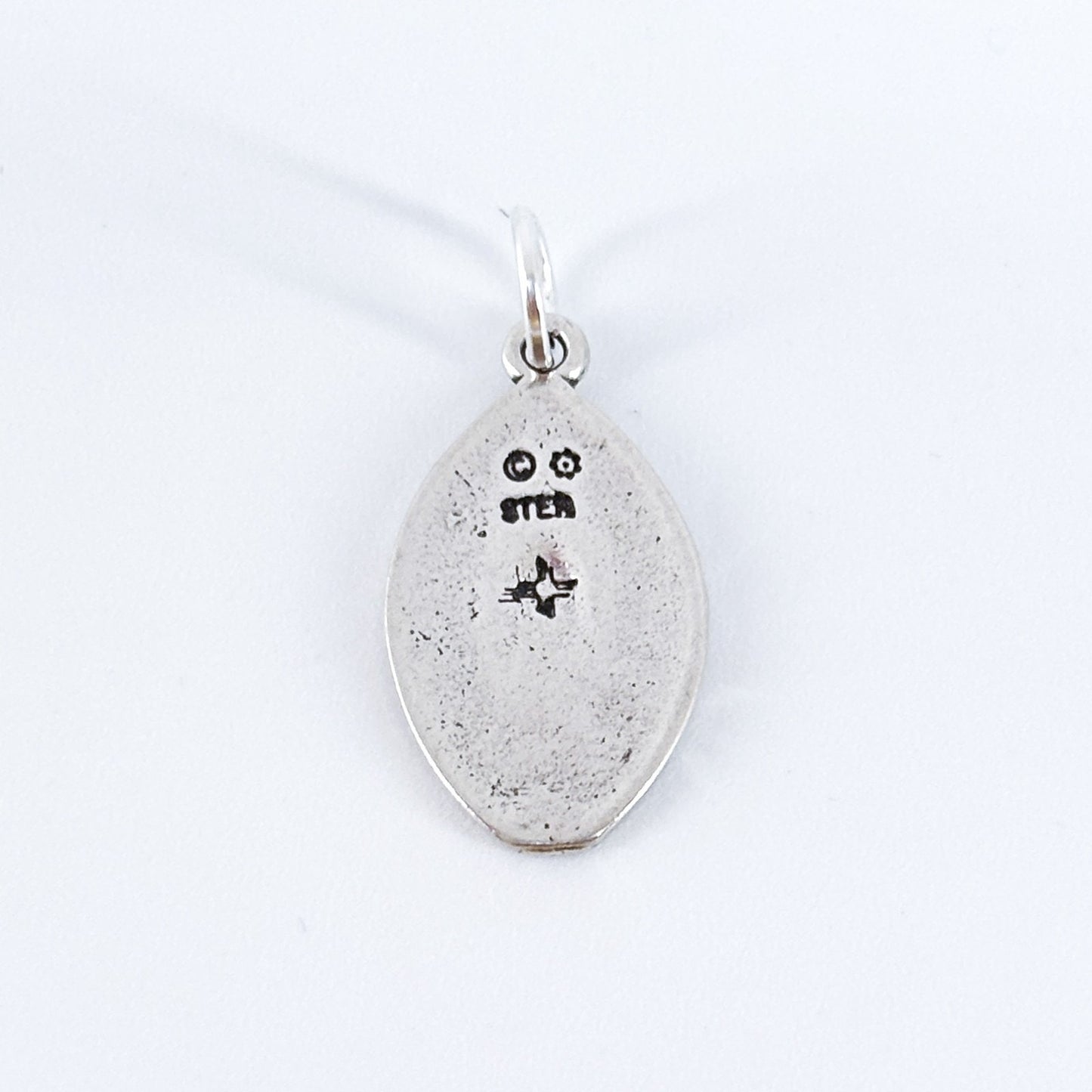 Sterling Silver Christian Ichthys Fish Pendant | Vintage Religious Charm Jewelry