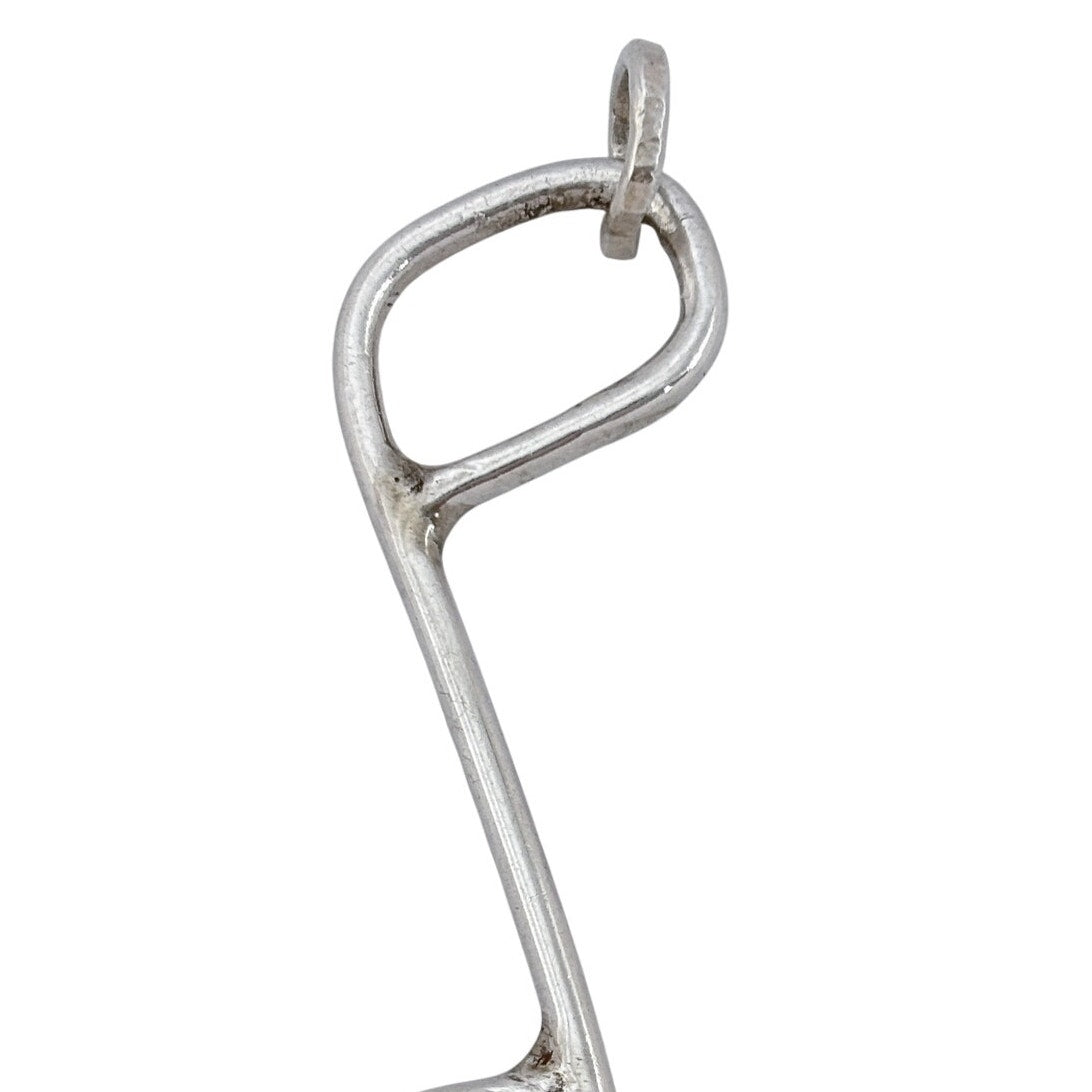 Vintage Sterling Silver 925 Music Note Charm Pendant