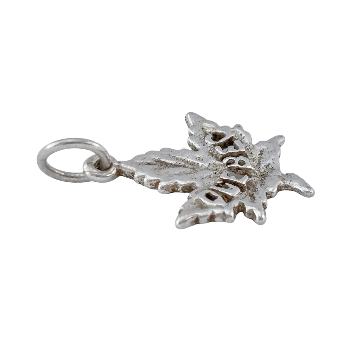 Vintage Sterling Silver 925 Quebec Maple Leaf Charm