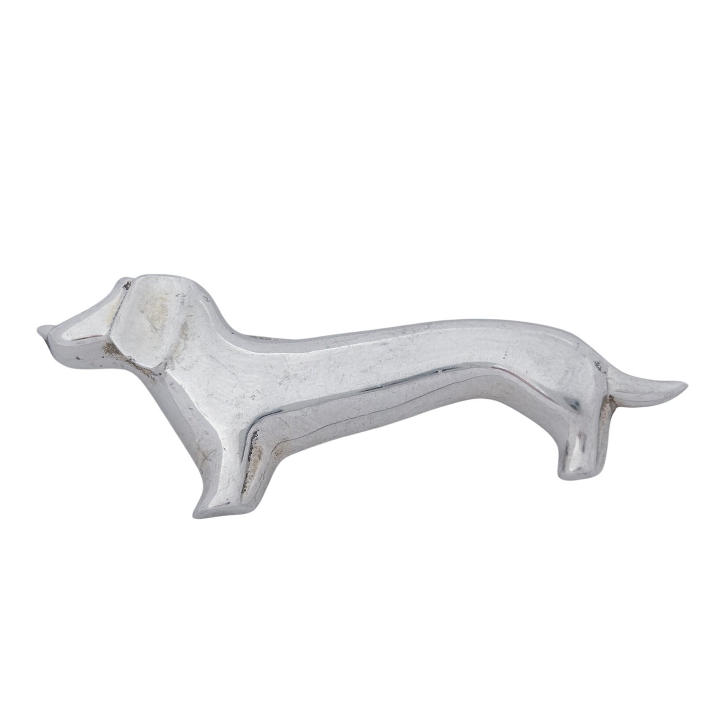 Vintage Mexico Taxco Sterling Silver 925 Dachshund Dog Brooch