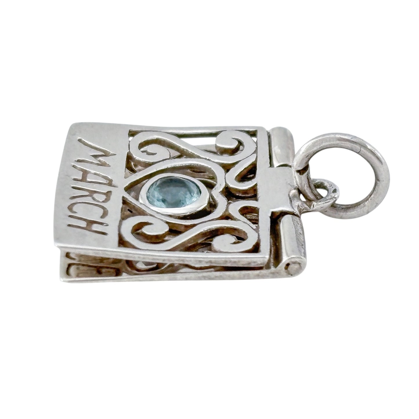 Vintage Sterling Silver 925 March “You Are Lovable” Charm