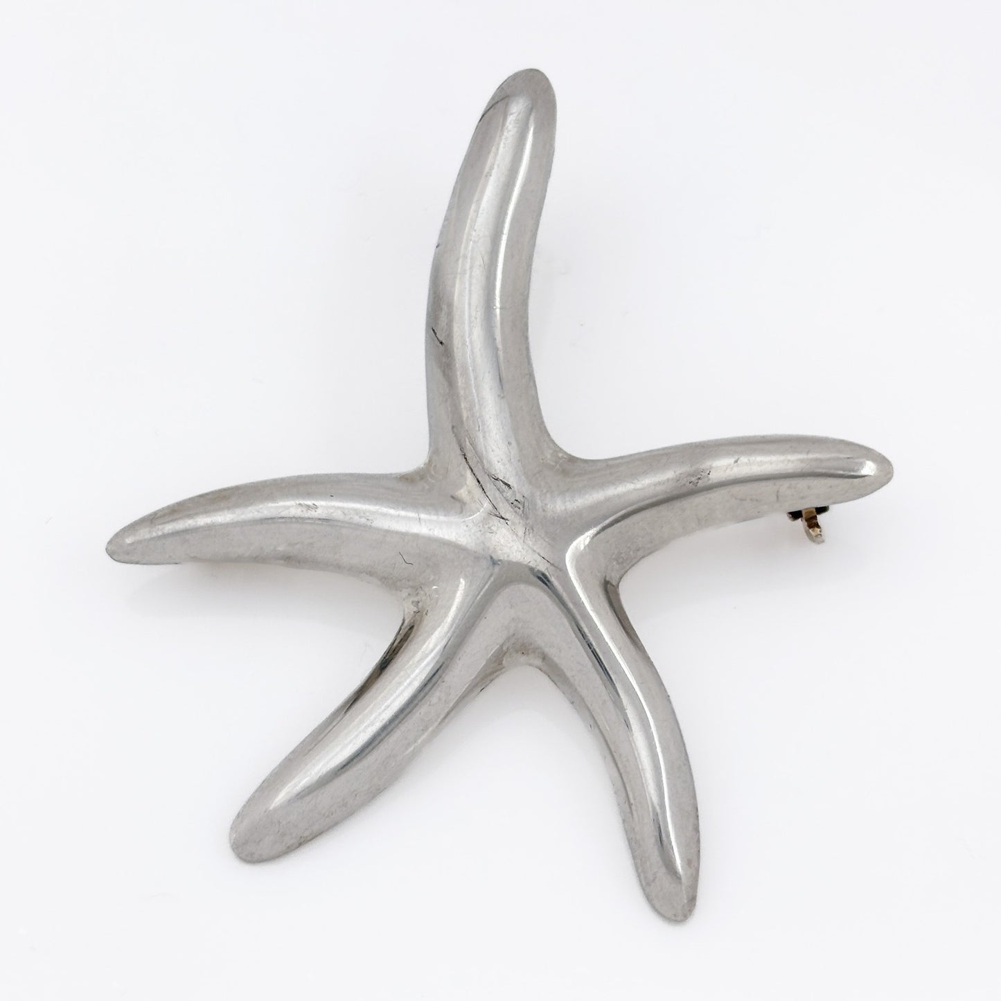 Vintage Sterling Silver 925 Starfish Brooch