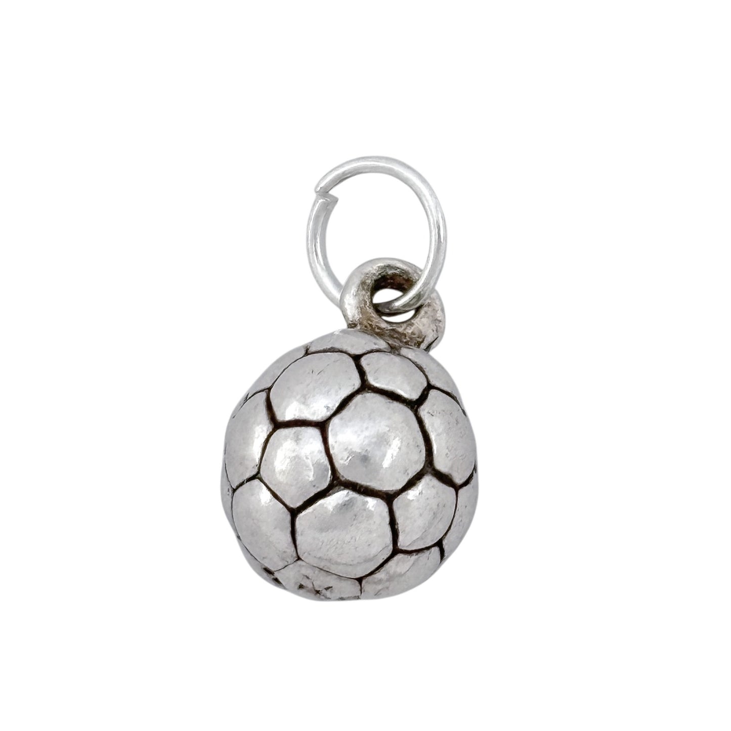 Vintage Sterling Silver 925 Soccer Ball Charm