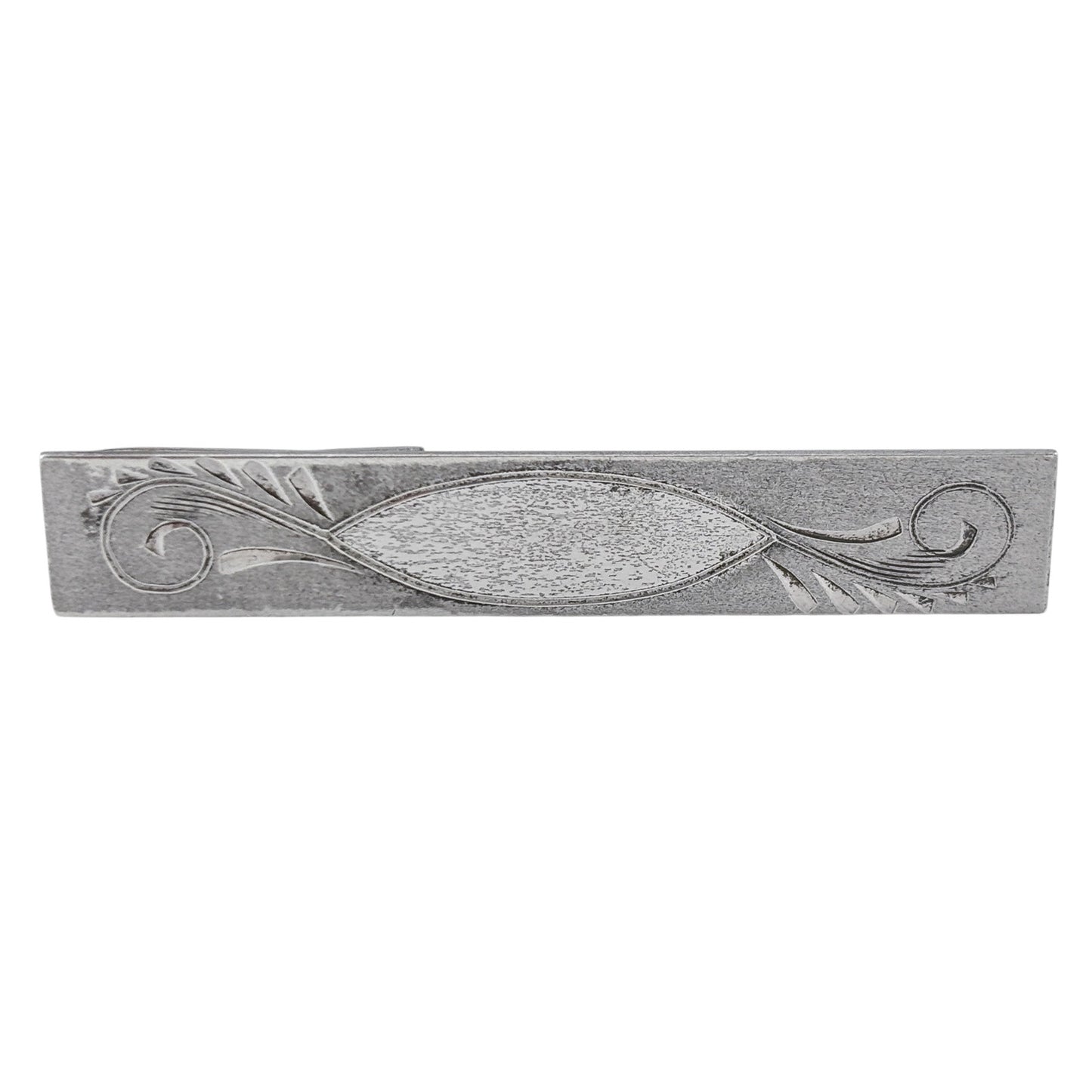 Vintage Silver-Plated Kreisher Tie Clip
