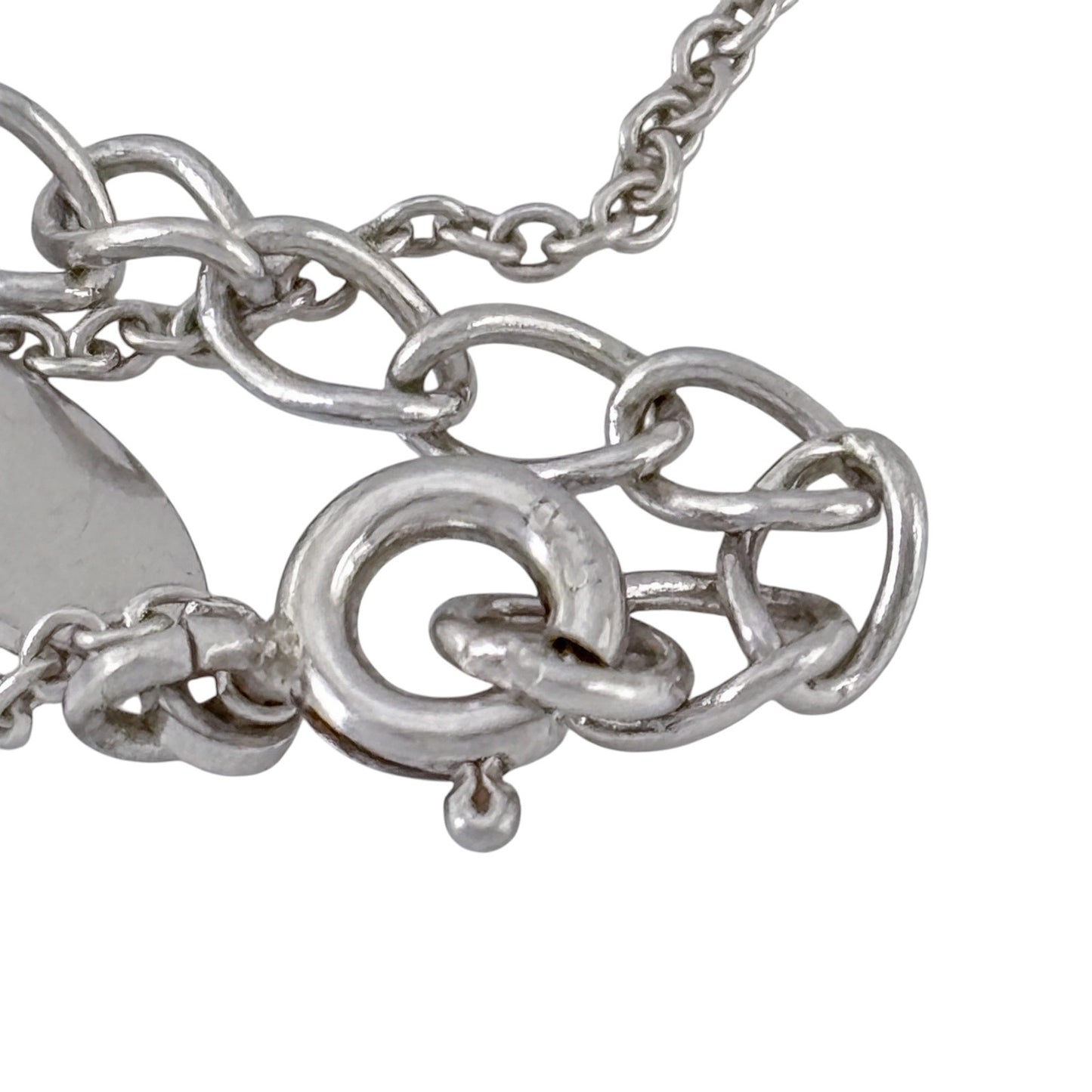 Vintage Italian Sterling Silver 925 Cable Link Chain Necklace 18.5"