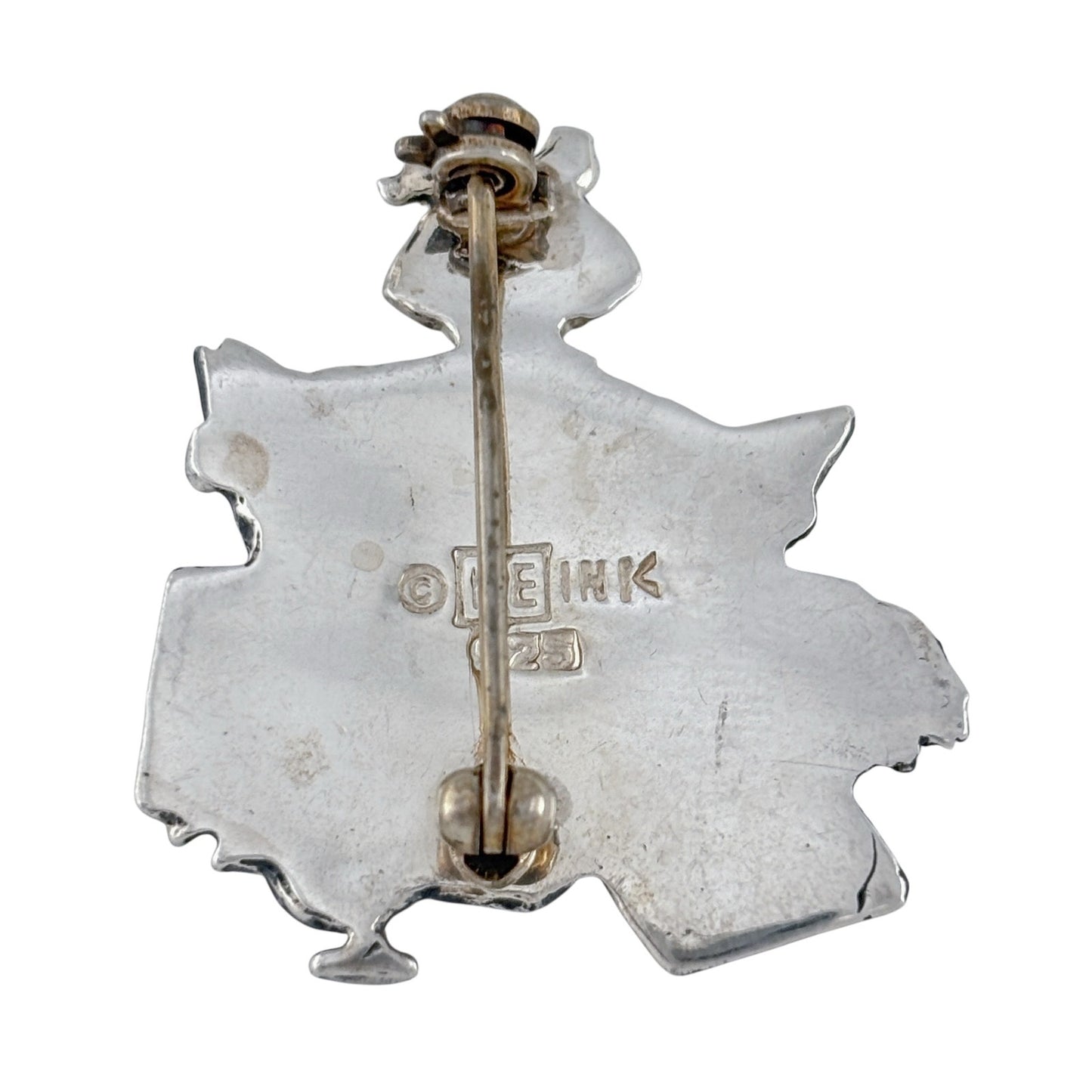 Vintage Sterling Silver 925 Mary Engelbreit Girl Reading Brooch