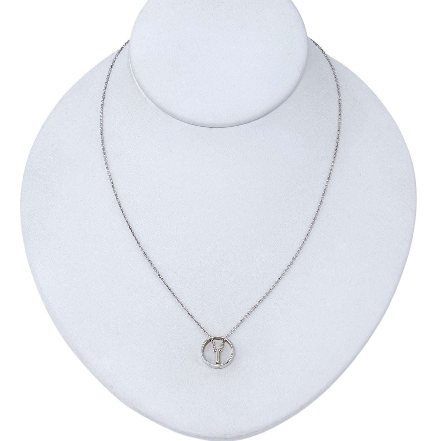 Vintage Boma Sterling Silver 925 Circle Pendant Necklace 18", 19", 20"