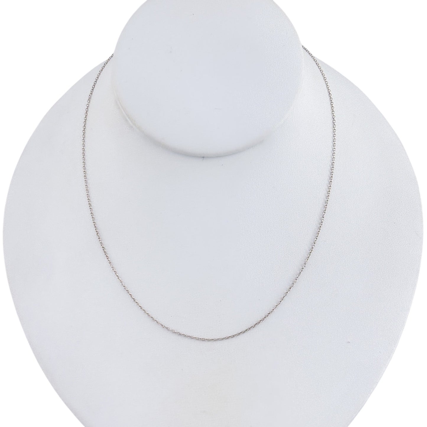 Vintage Italy Sterling Silver 925 Cable Link Chain Necklace 16"