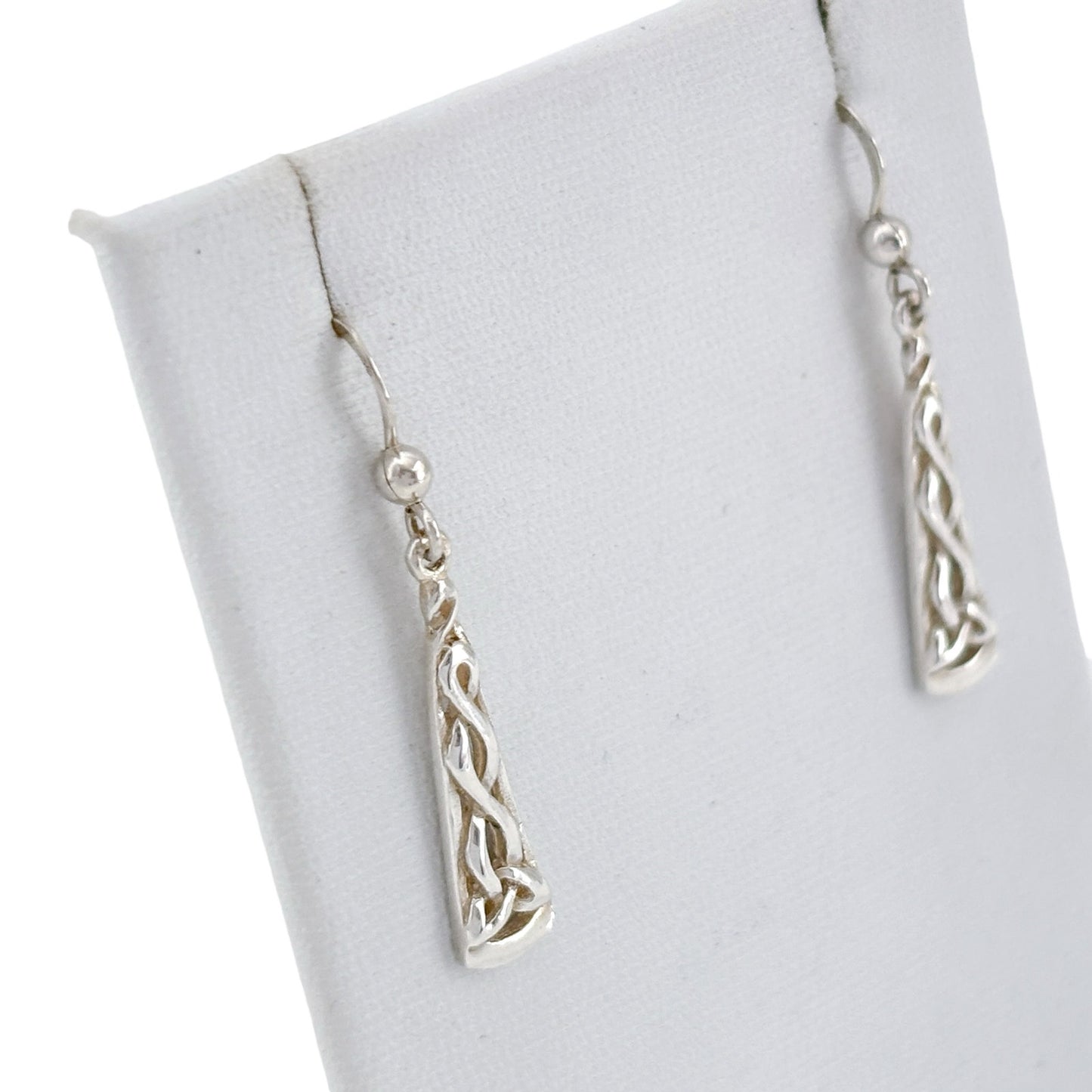 Vintage Sterling Silver 925 Celtic Knot Earrings