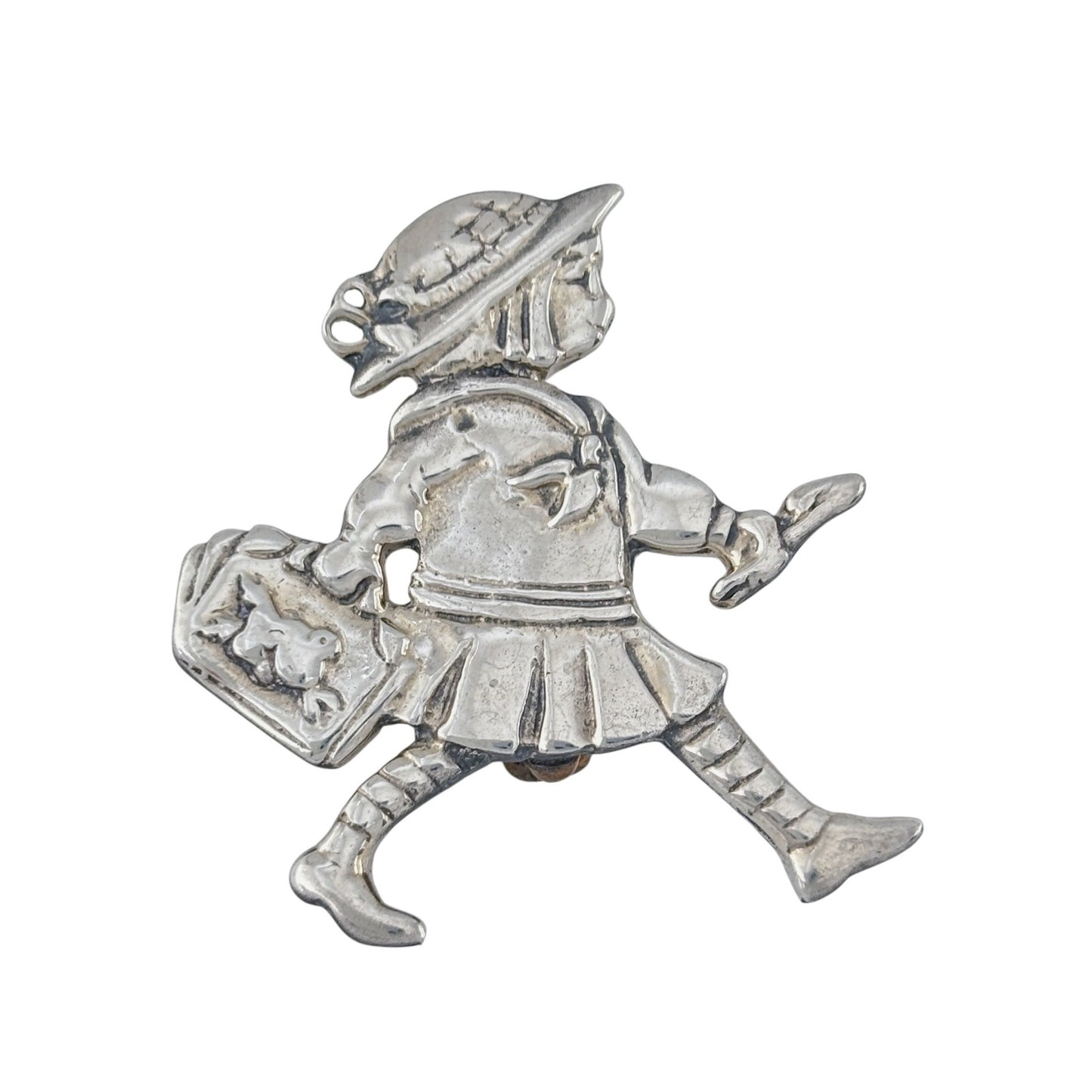 Vintage Mary Engelbreit Sterling Silver 925 Little Girl Brooch