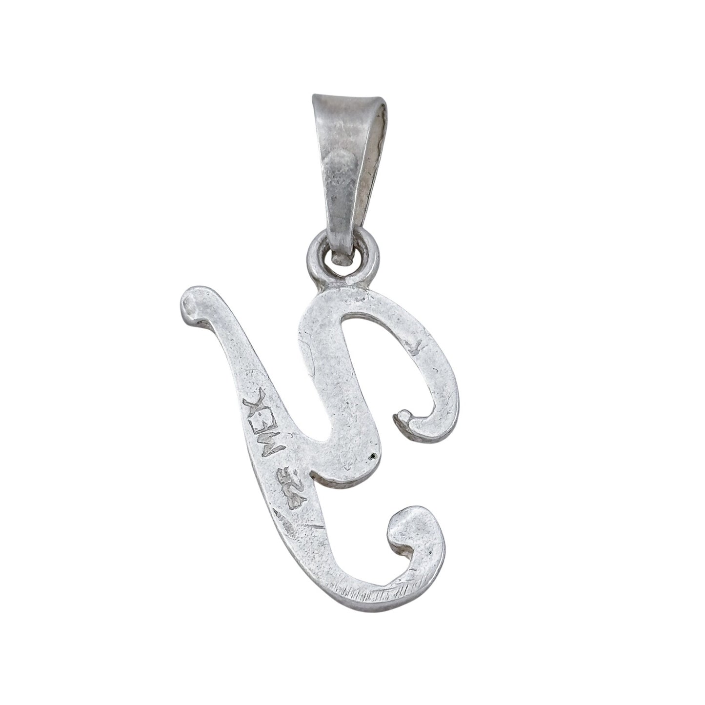 Vintage Mexican Sterling Silver 925 Letter Y Pendant