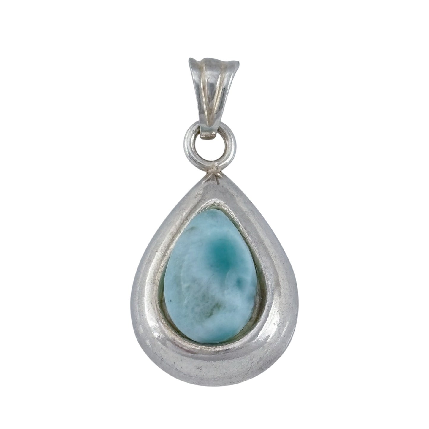 Vintage Sterling Silver 925 Larimar Pendant