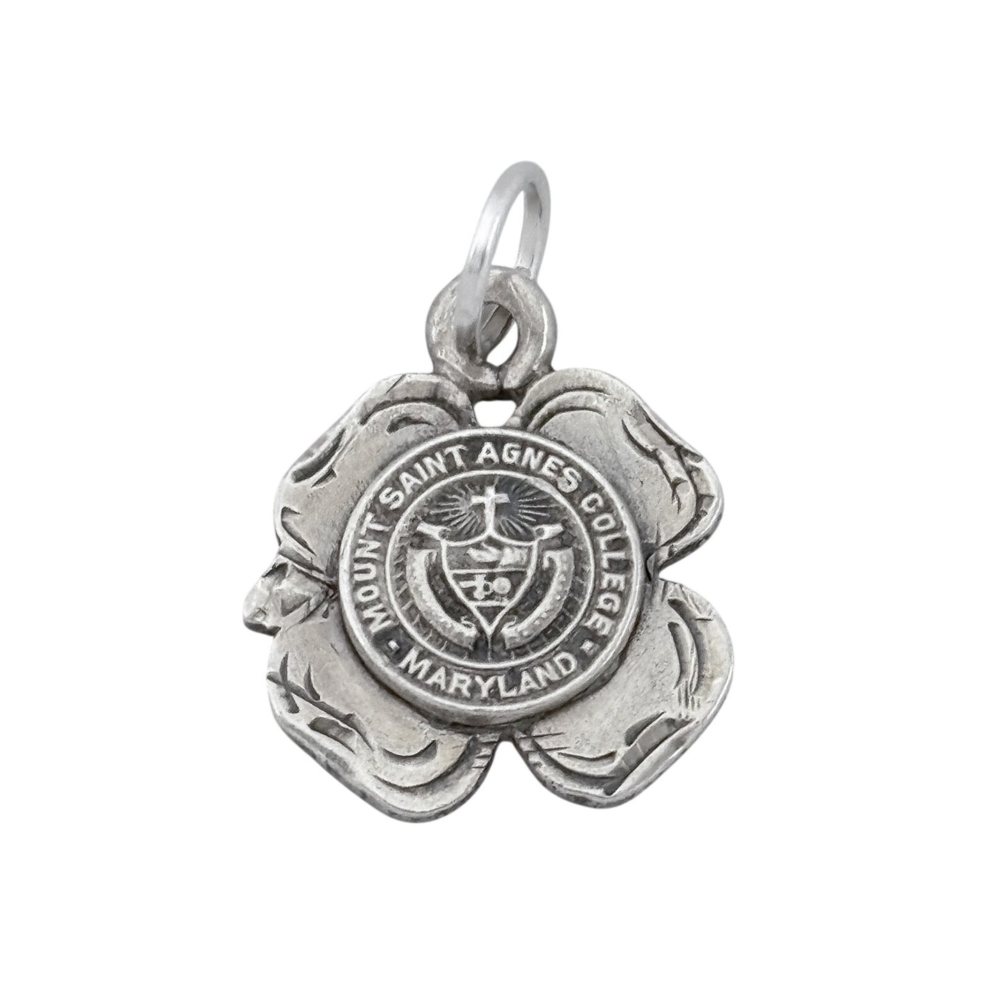 Vintage Sterling Silver 925 Mount Saint Agnes College Charm