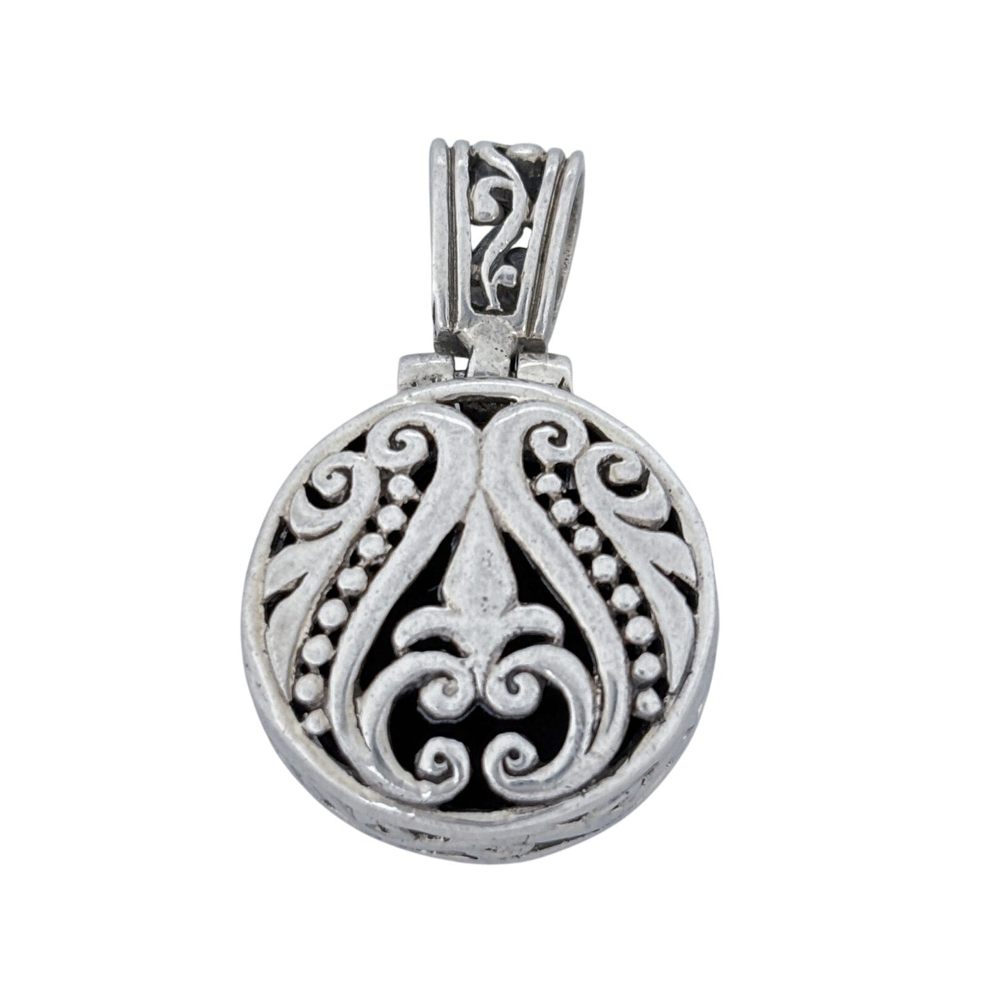 Vintage Sterling Silver 925 Black Onyx Pendant