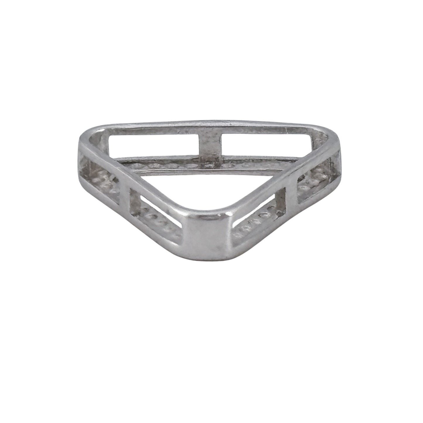 Vintage Sterling Silver 925 Triangular Slide Pendant