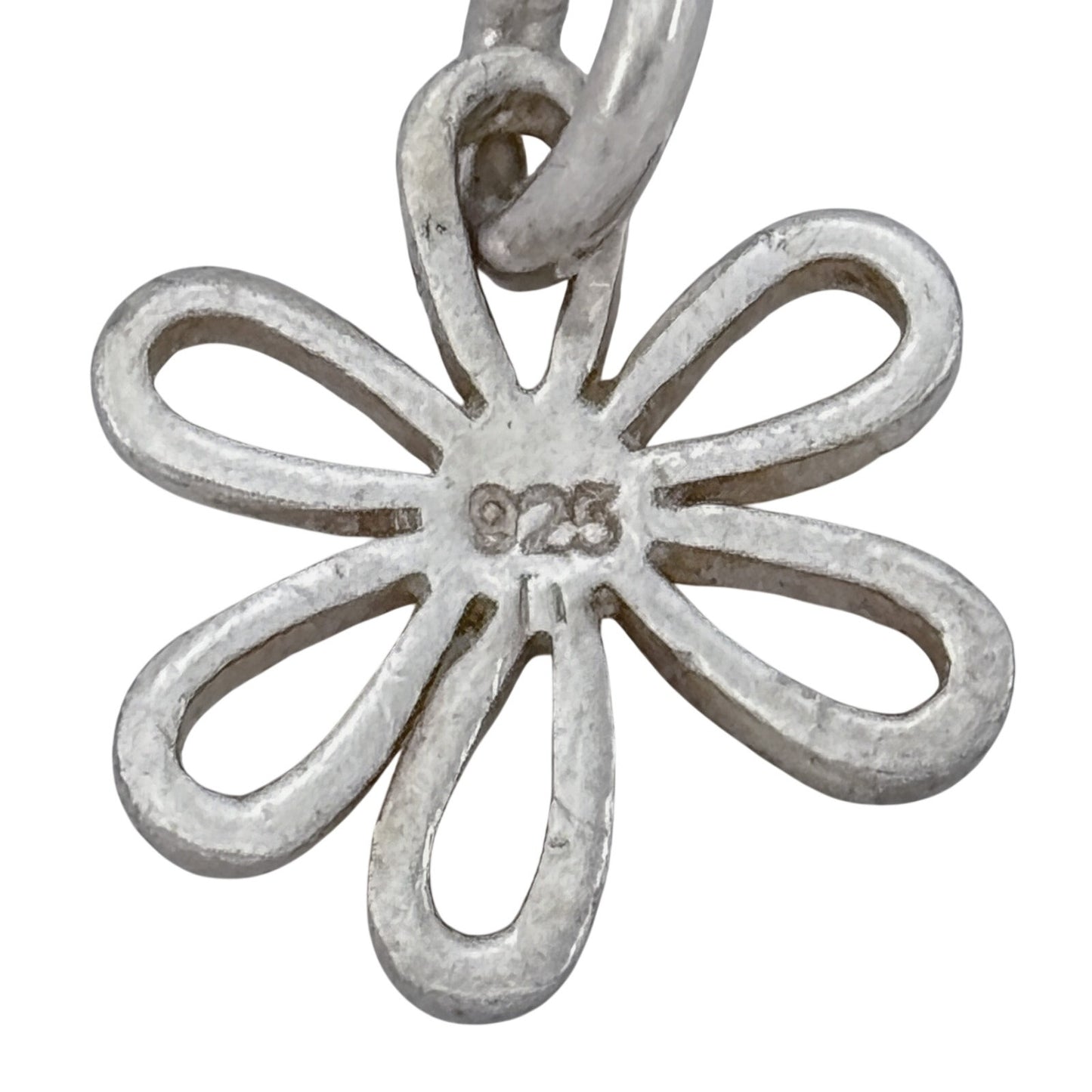 Vintage Sterling Silver 925 Dainty Flower Charm