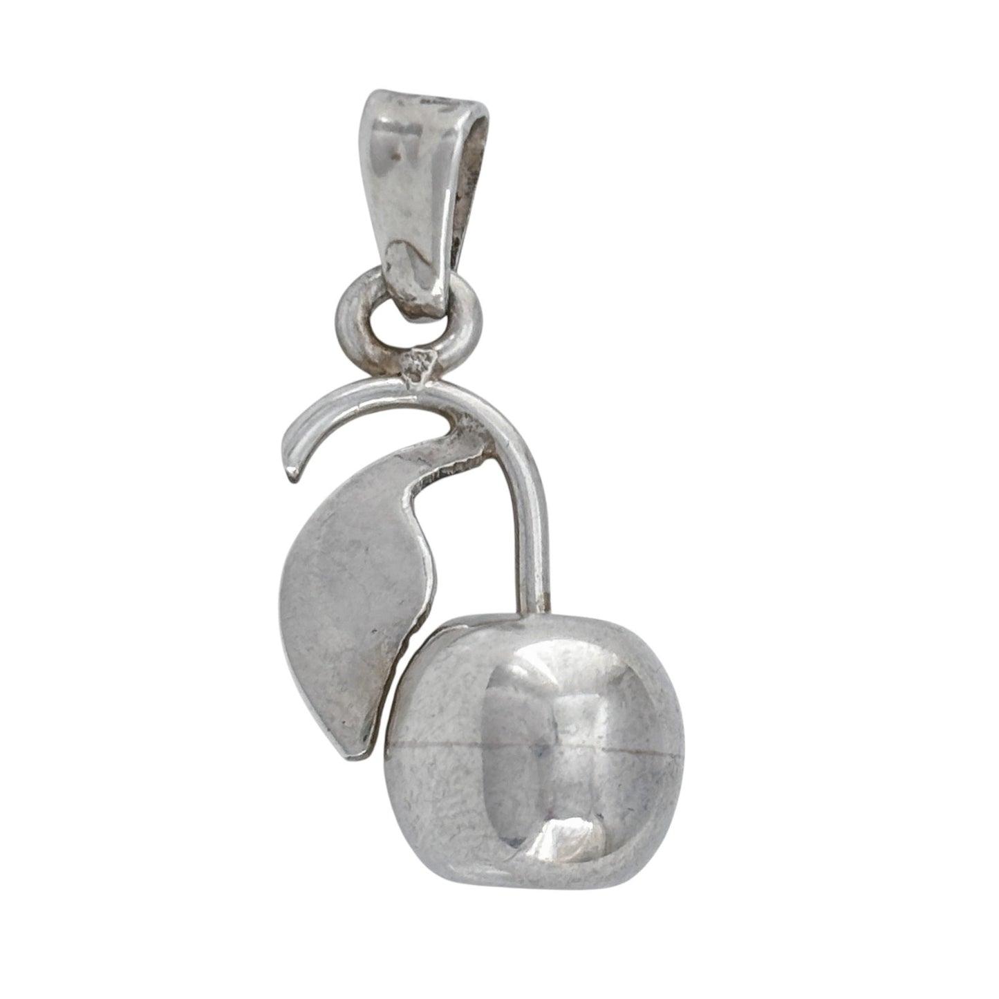 Vintage Sterling Silver 925 Cherry Pendant